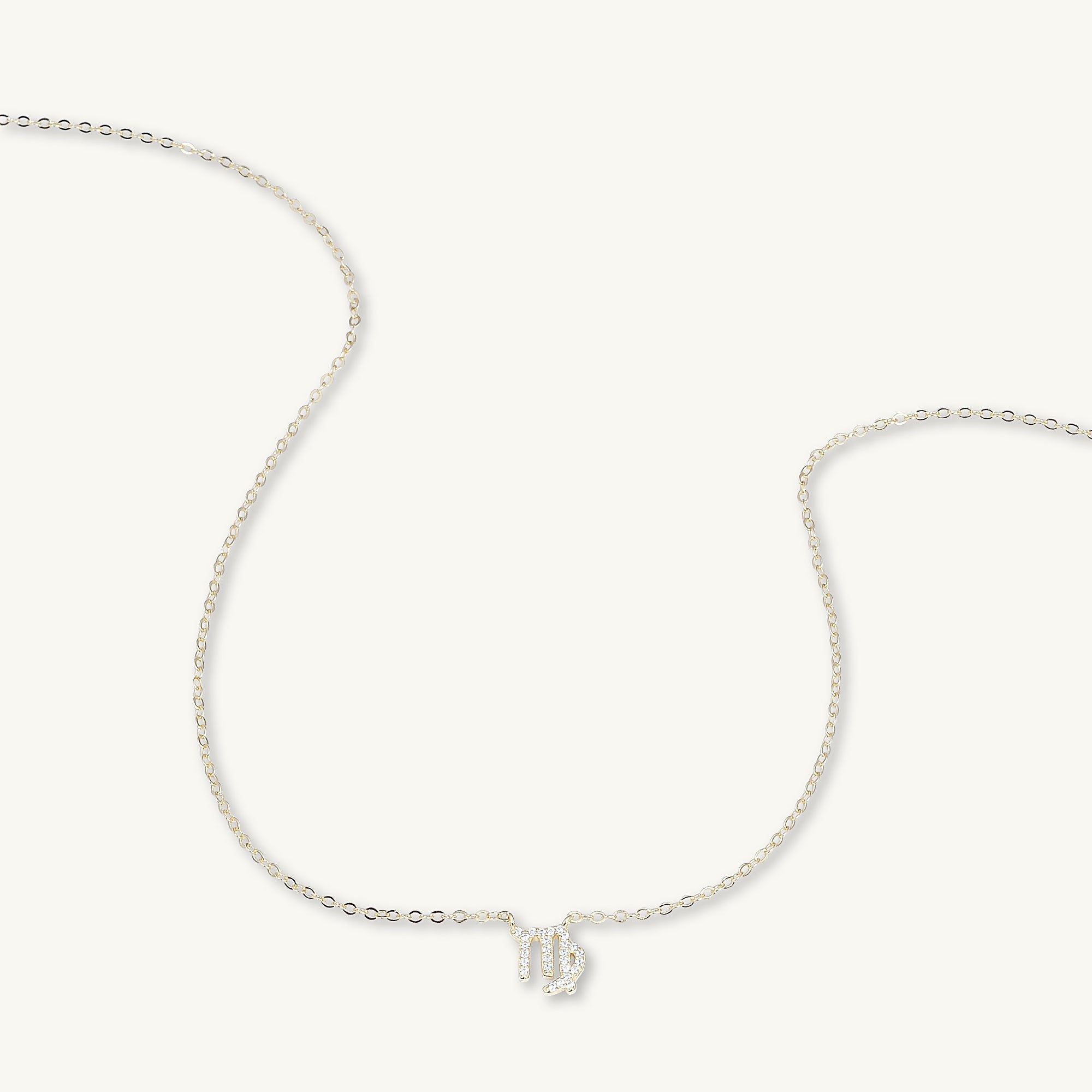 Virgo Sapphire Charm Zodiac Star Sign Necklace - Camile & Stone
