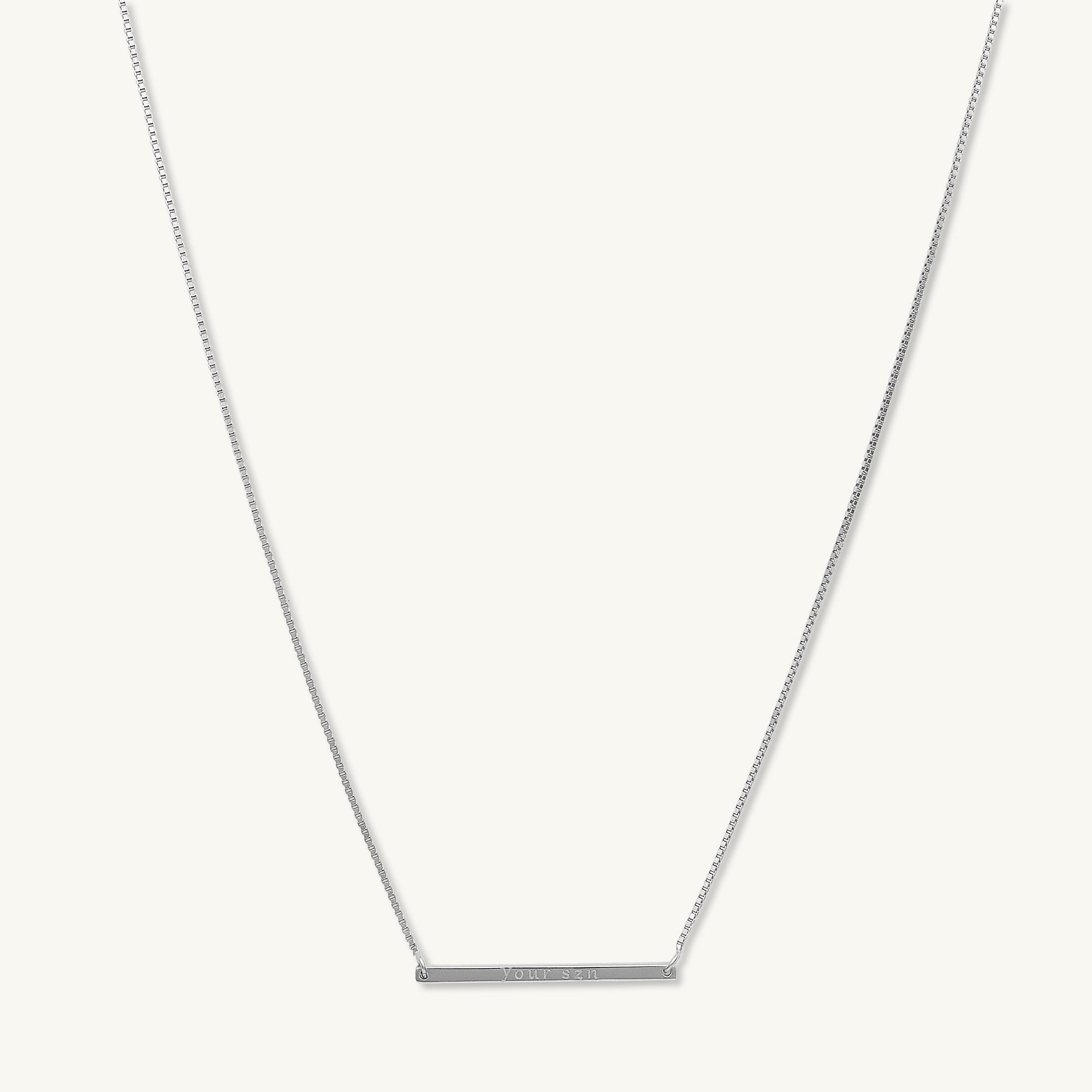 YOUR SZN Bar Necklace - Camile & Stone