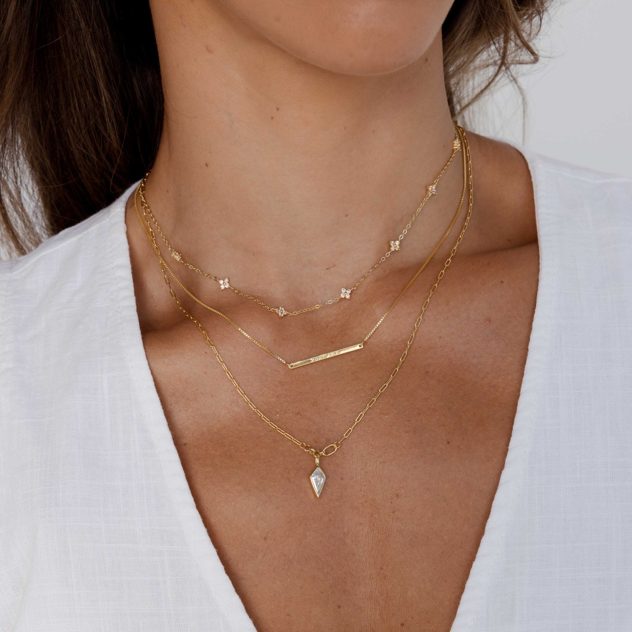 YOUR SZN Bar Necklace - Camile & Stone