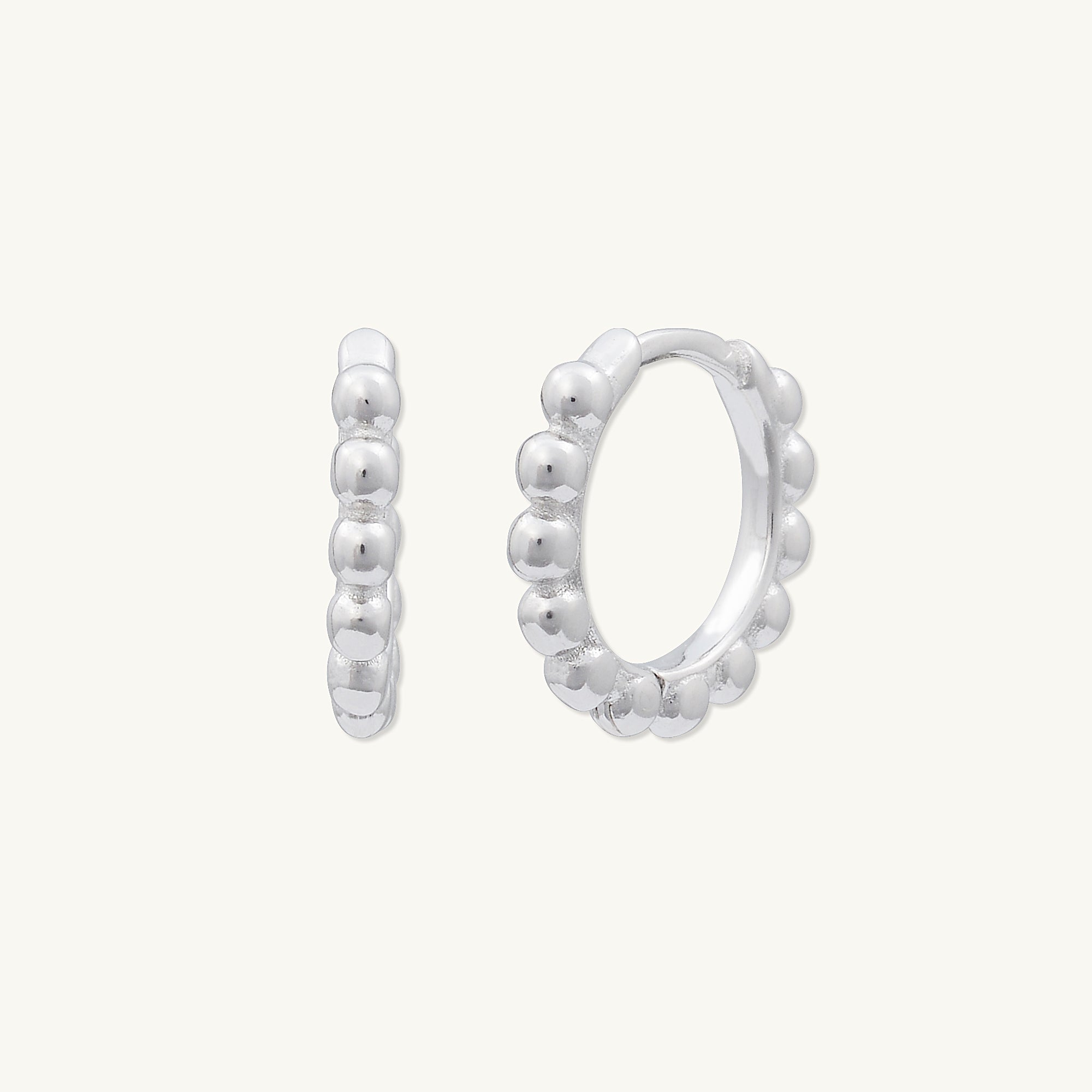 Ball Hoop Huggie Earrings - Camile & Stone