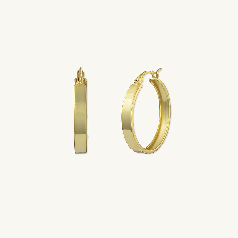Bold Large Hoop Earrings - Camile & Stone