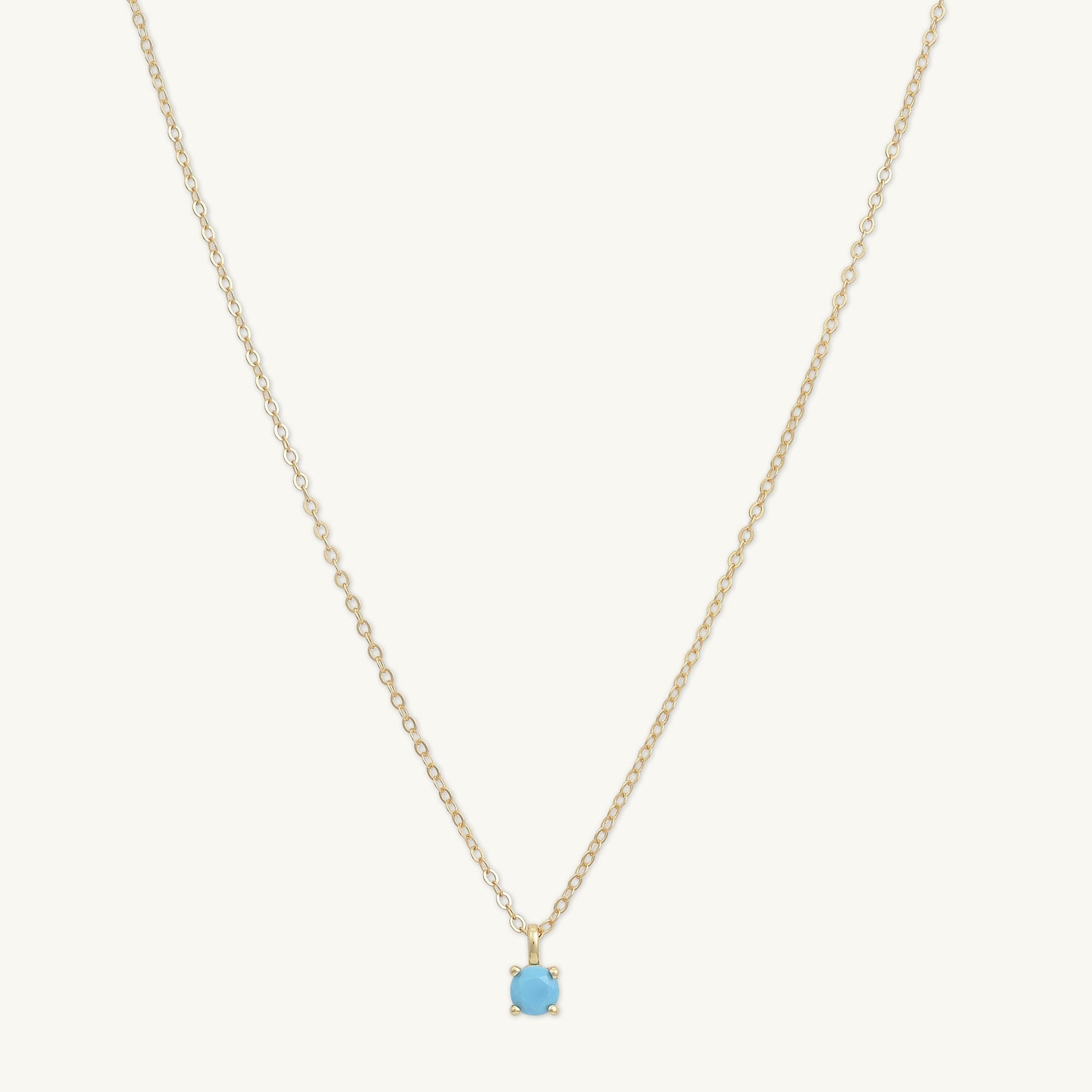 Classic Birthstone Necklace December - Camile & Stone