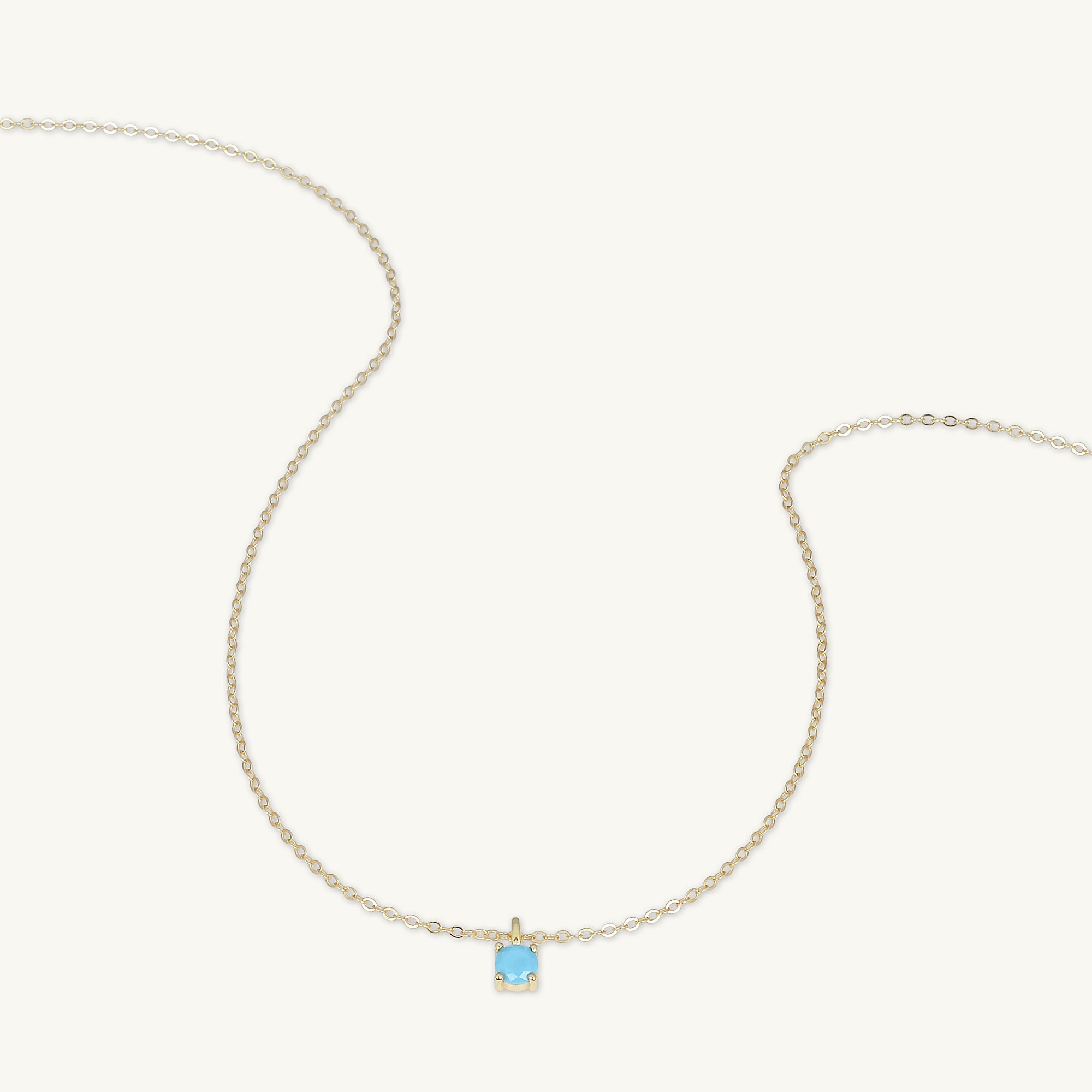 Classic Birthstone Necklace December - Camile & Stone