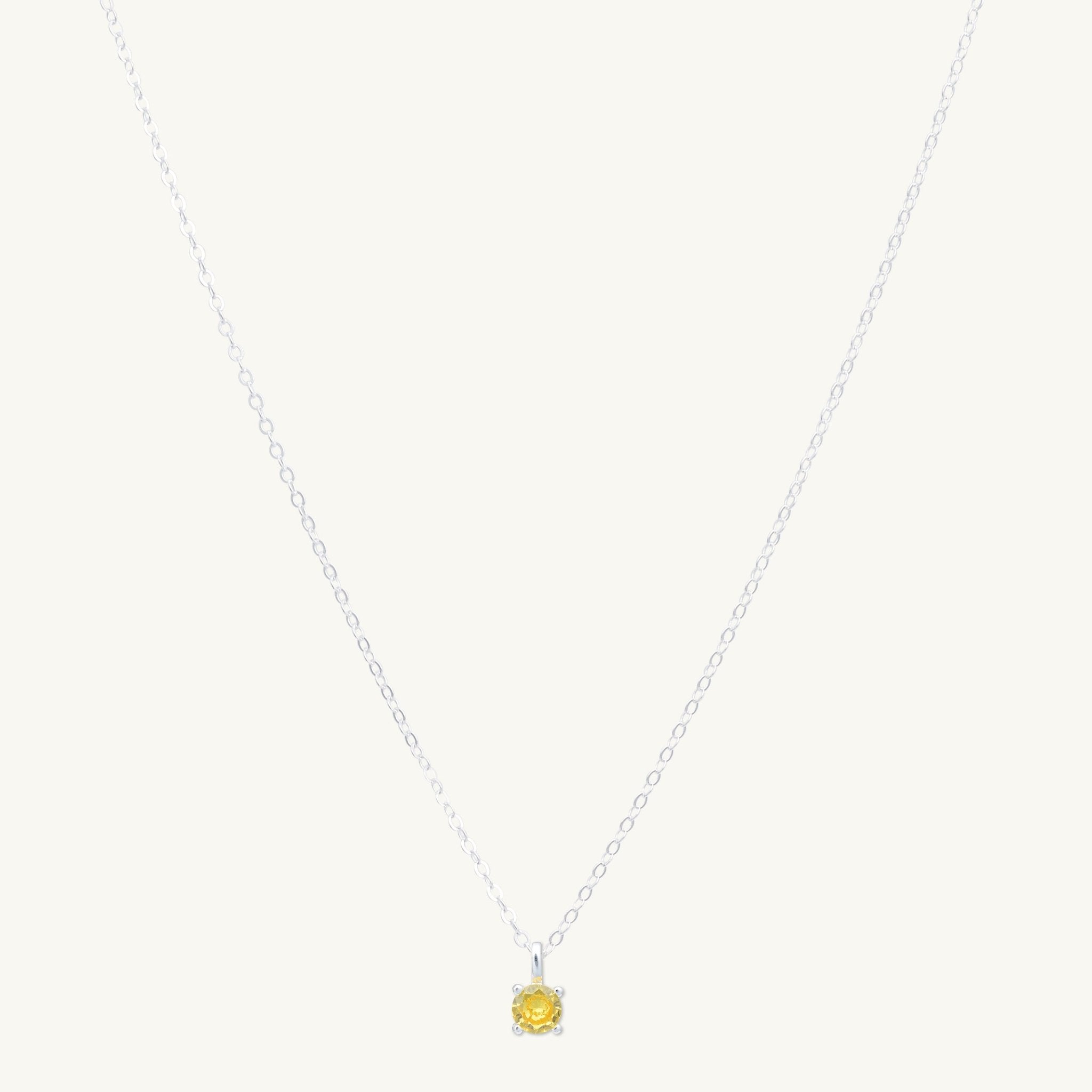 Classic Birthstone Necklace November - Camile & Stone