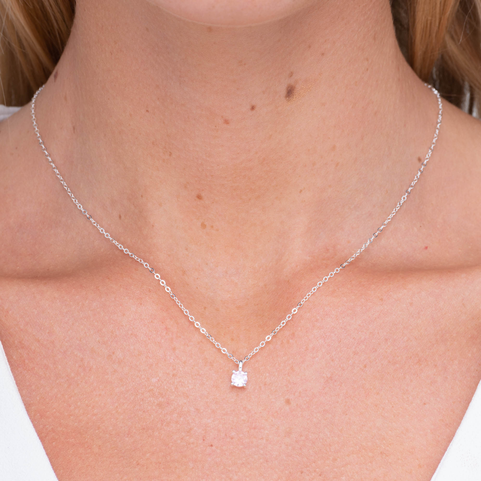 Classic Birthstone Necklace October - Camile & Stone