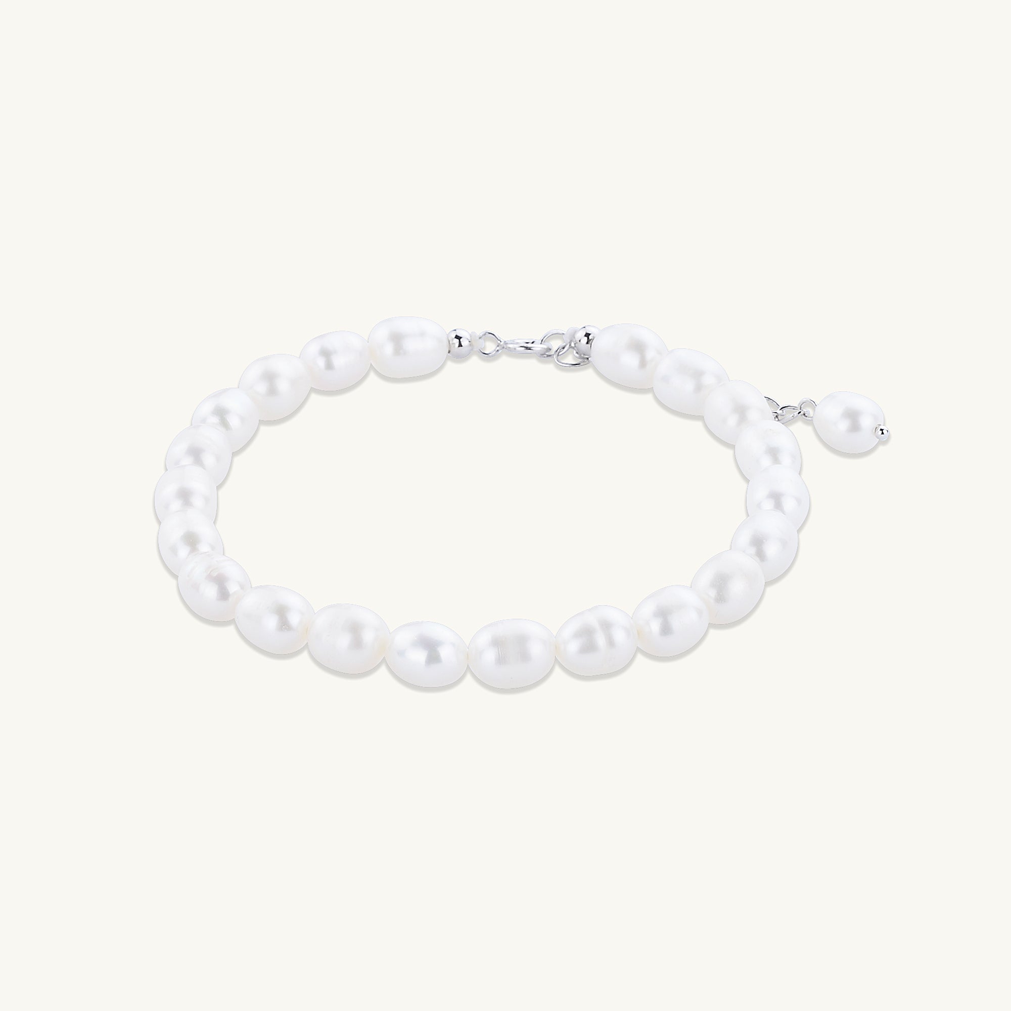 Classic Pearl Chain Bracelet - Camile & Stone