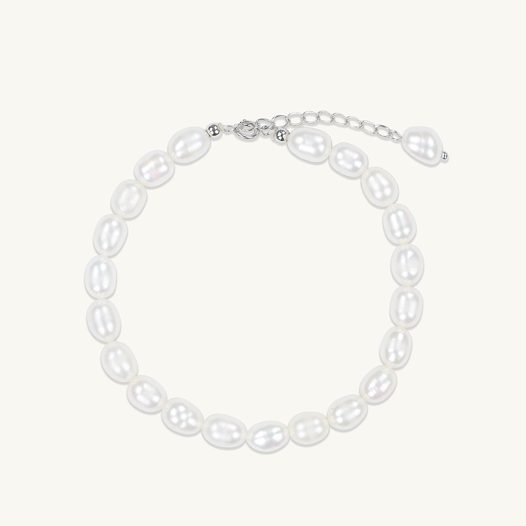 Classic Pearl Chain Bracelet - Camile & Stone
