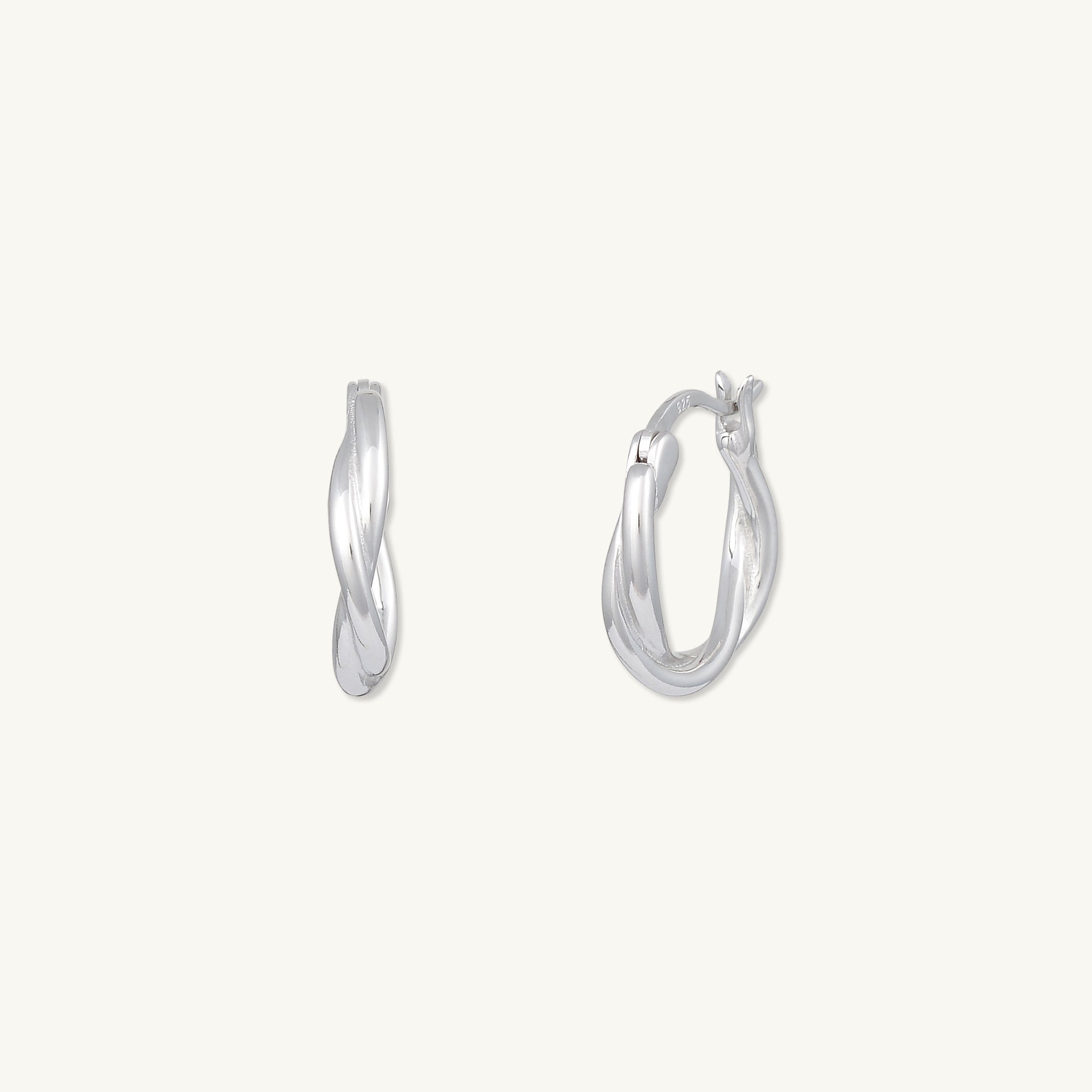 Classic Twist Hoop Earrings - Camile & Stone