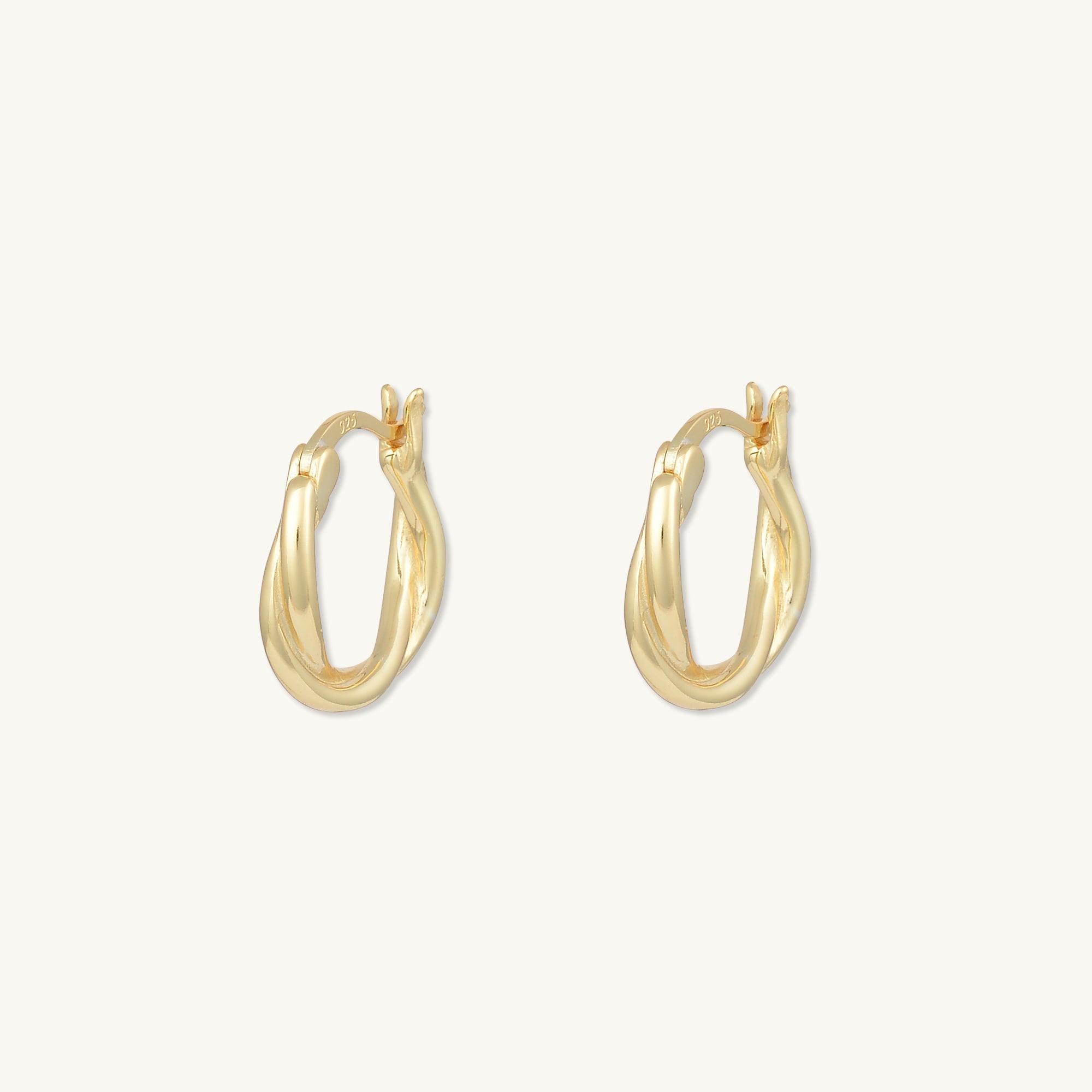 Classic Twist Hoop Earrings - Camile & Stone