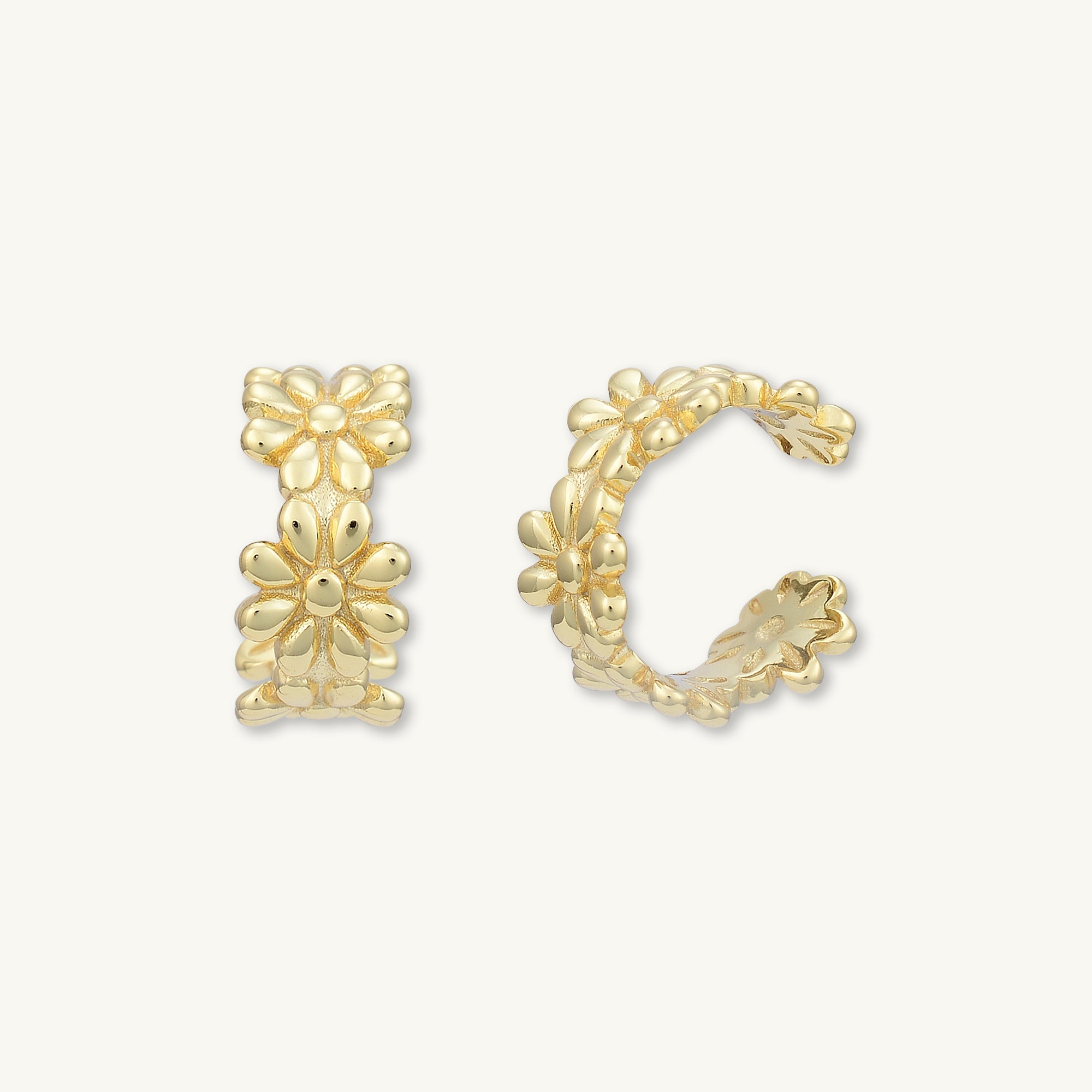 Daisy Ear Cuff Earrings - Camile & Stone