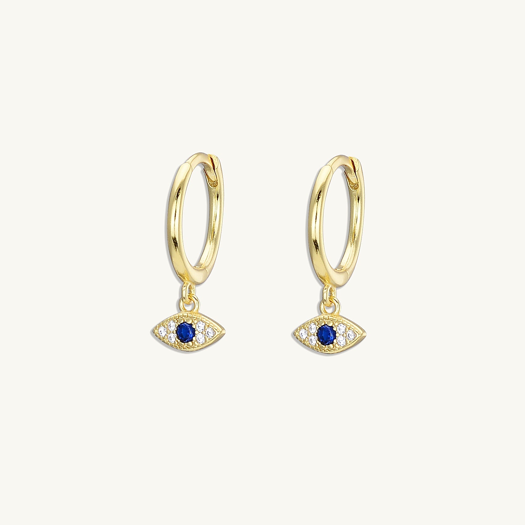 Evil Eye Pave Earrings - Camile & Stone
