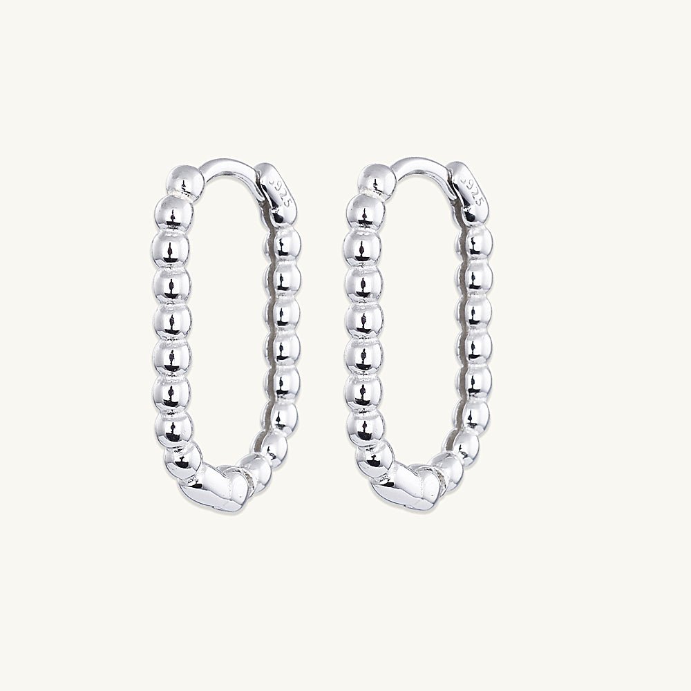 Long Ball Hoop Earrings - Camile & Stone