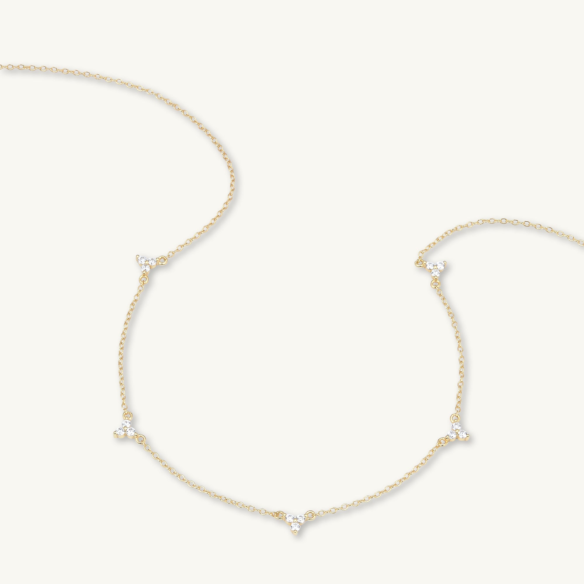 Lotus Station Chain Necklace - Camile & Stone