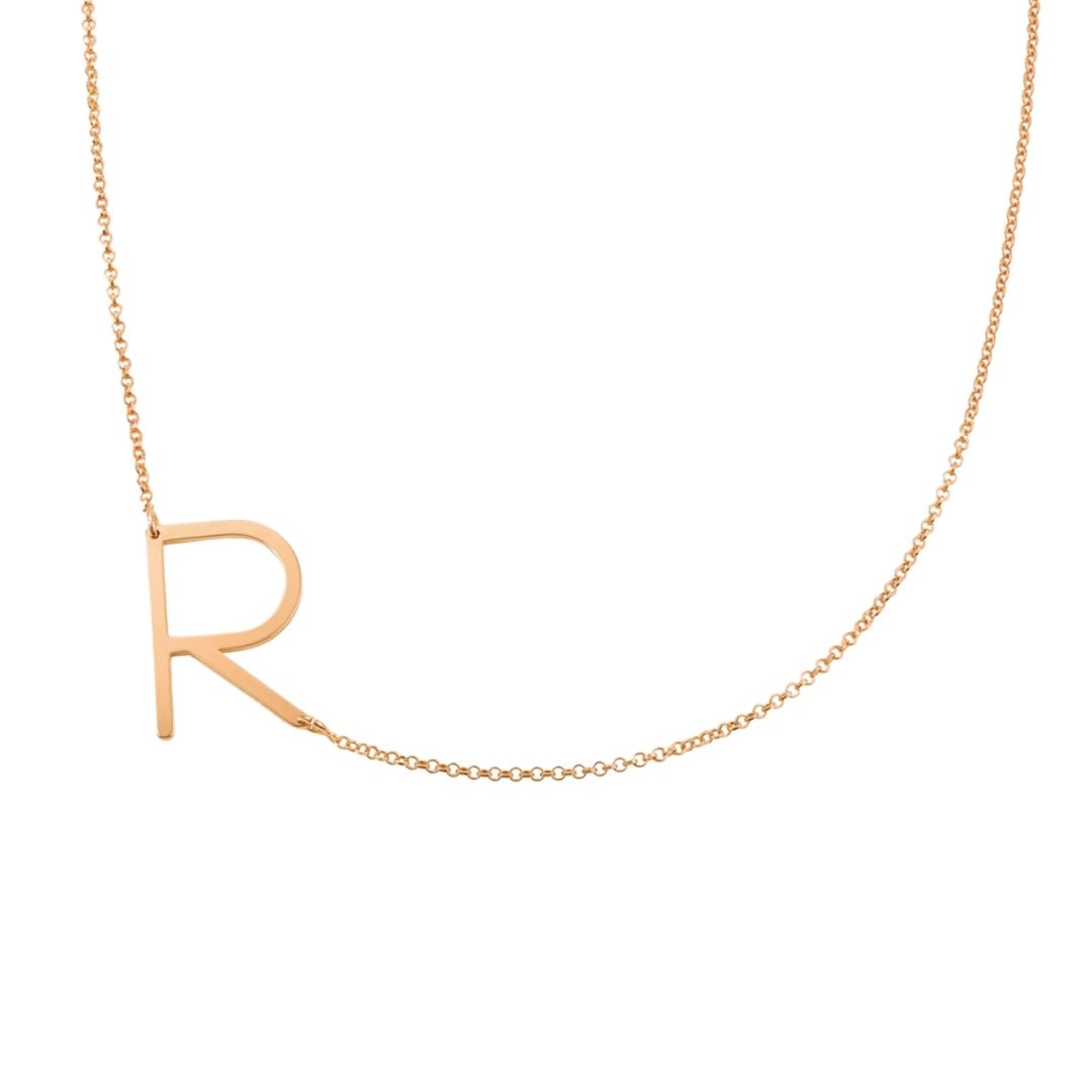 Make A Statement Letter Necklace - Camile & Stone