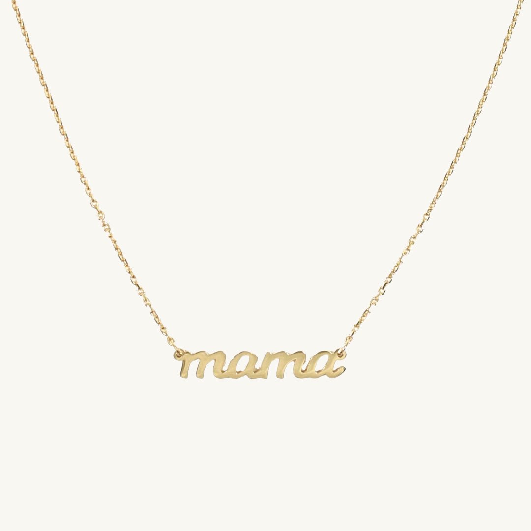 Mama Nameplate Chain Necklace - Camile & Stone