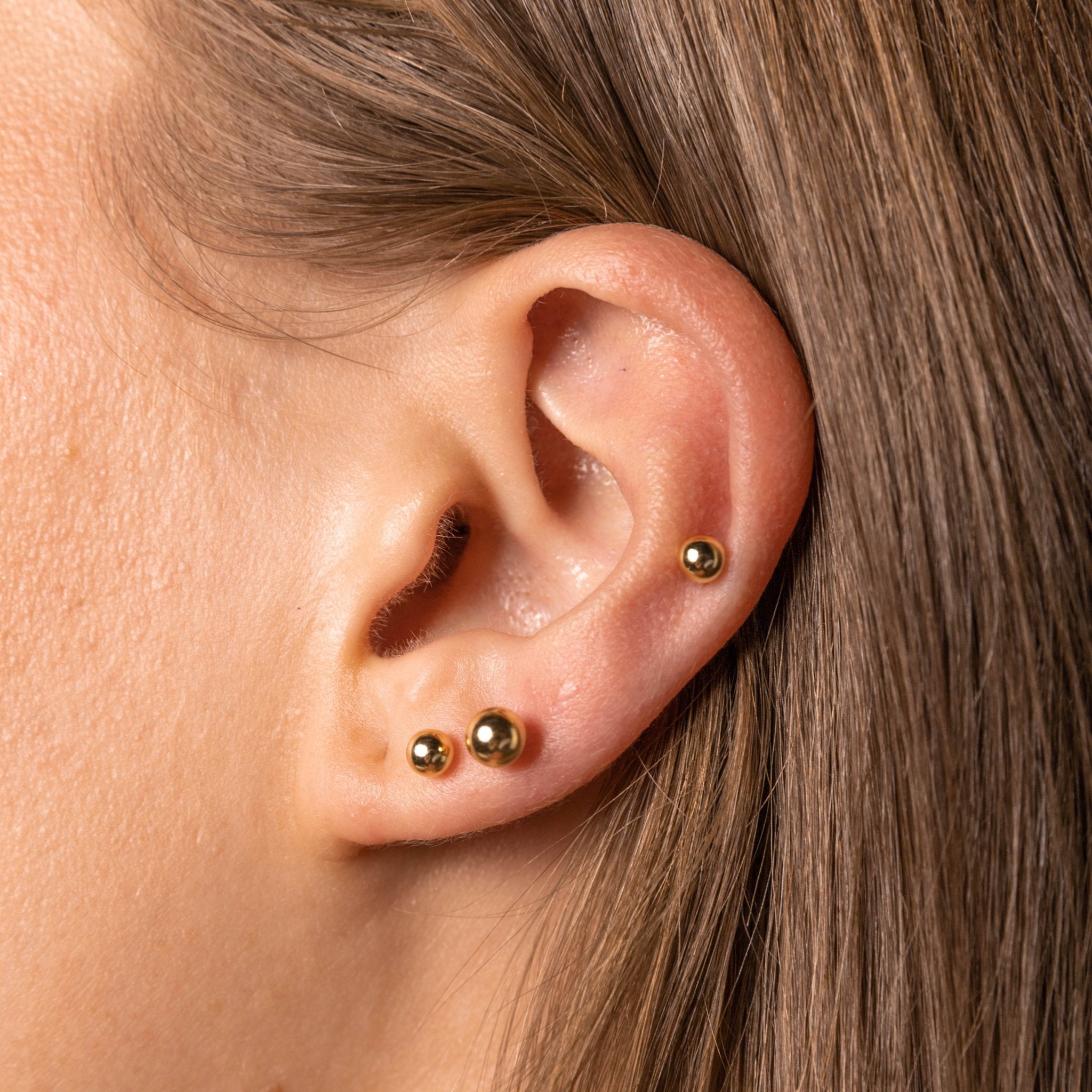 Mini Sphere 3mm Earrings - Camile & Stone