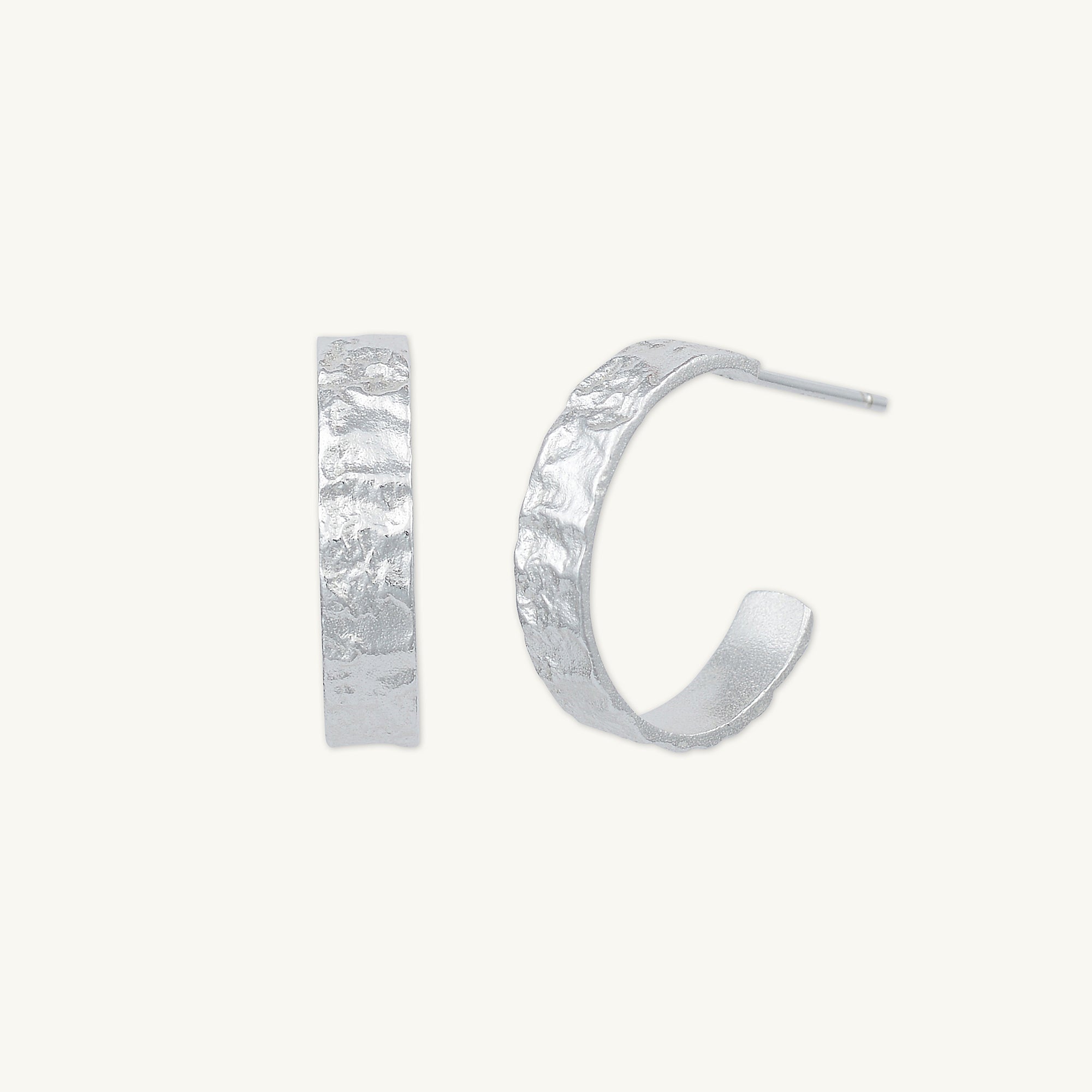 Molten Statement Hoop Earrings - Camile & Stone