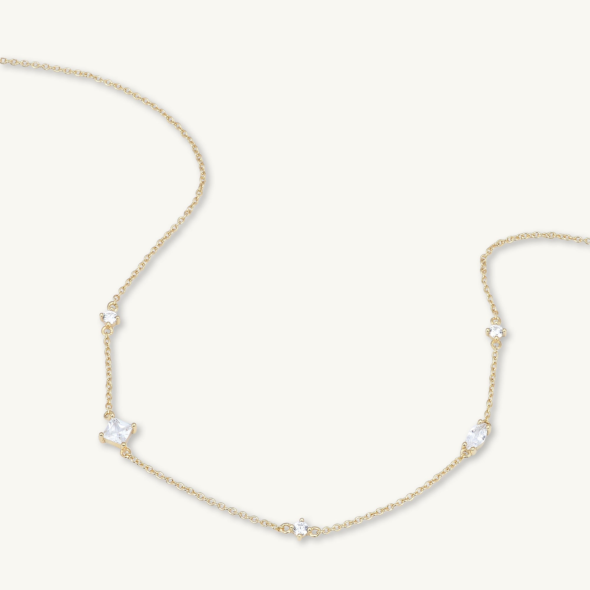 Multi Sapphire Layering Necklace - Camile & Stone