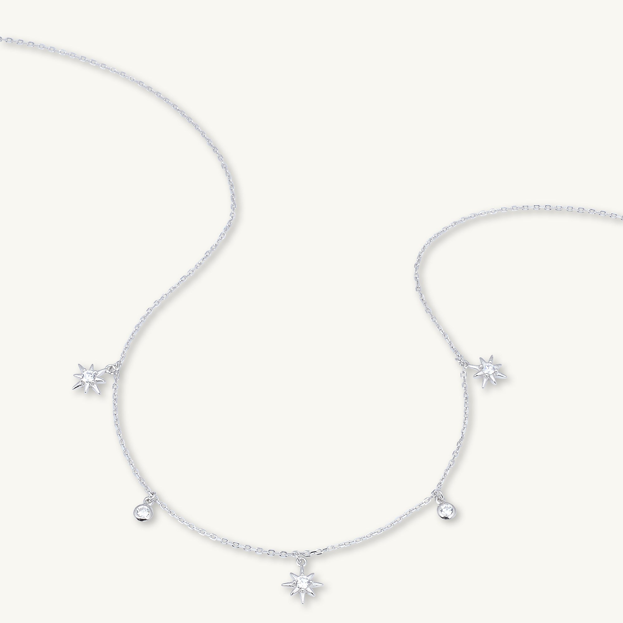 North Star Dangling Sapphire Necklace - Camile & Stone