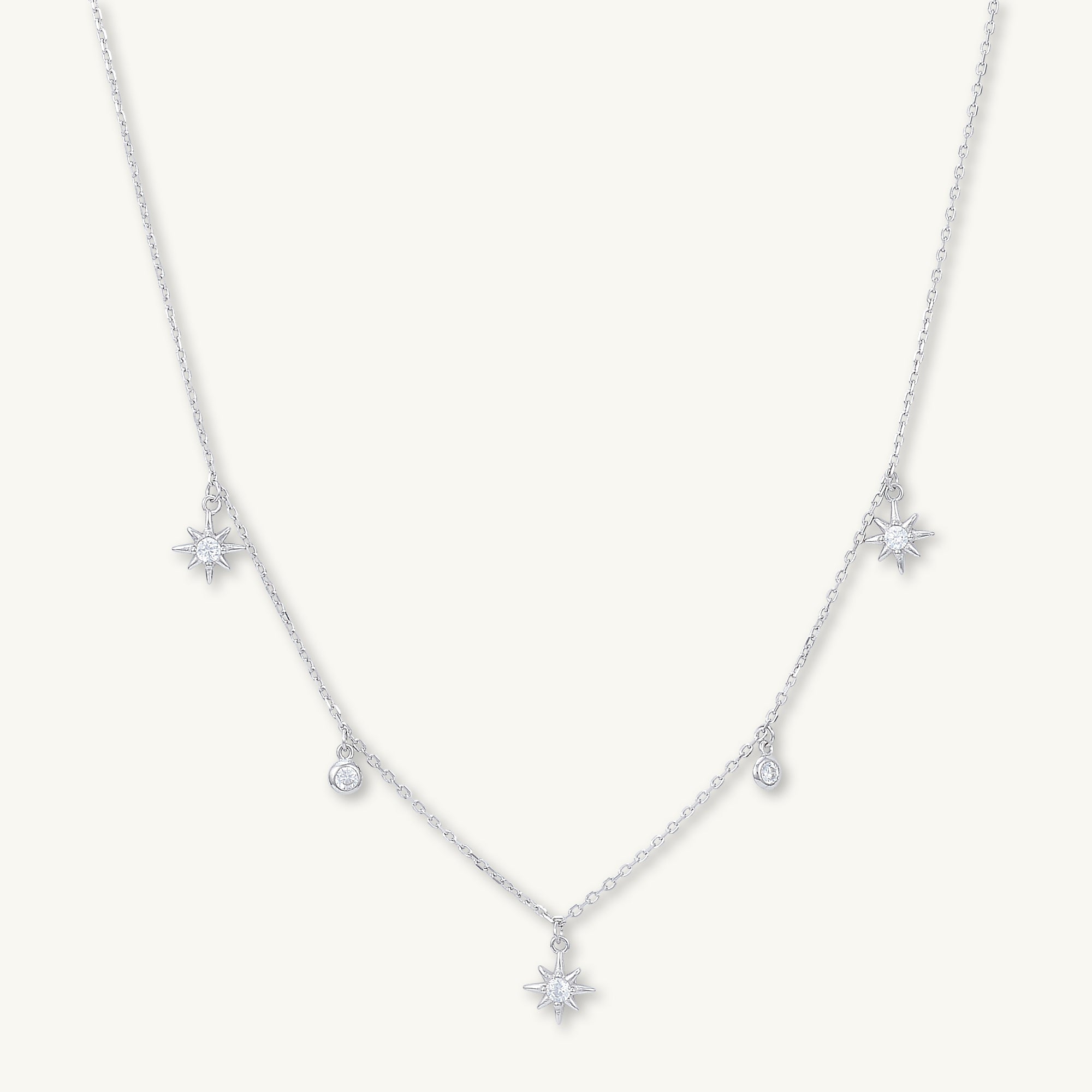 North Star Dangling Sapphire Necklace - Camile & Stone