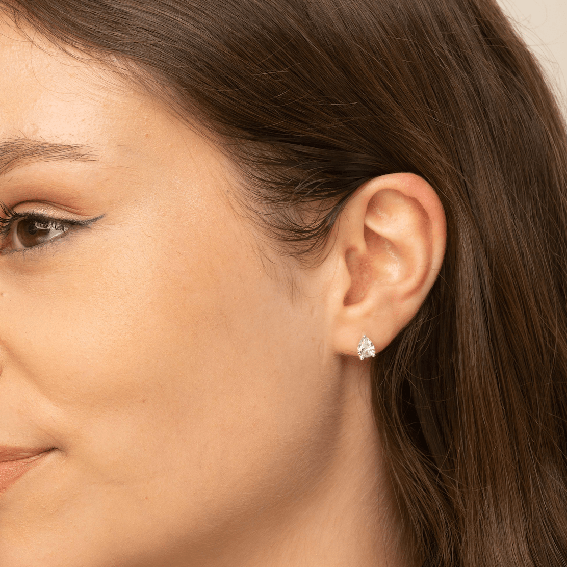 Pear Sapphire Stud Earrings - Camile & Stone