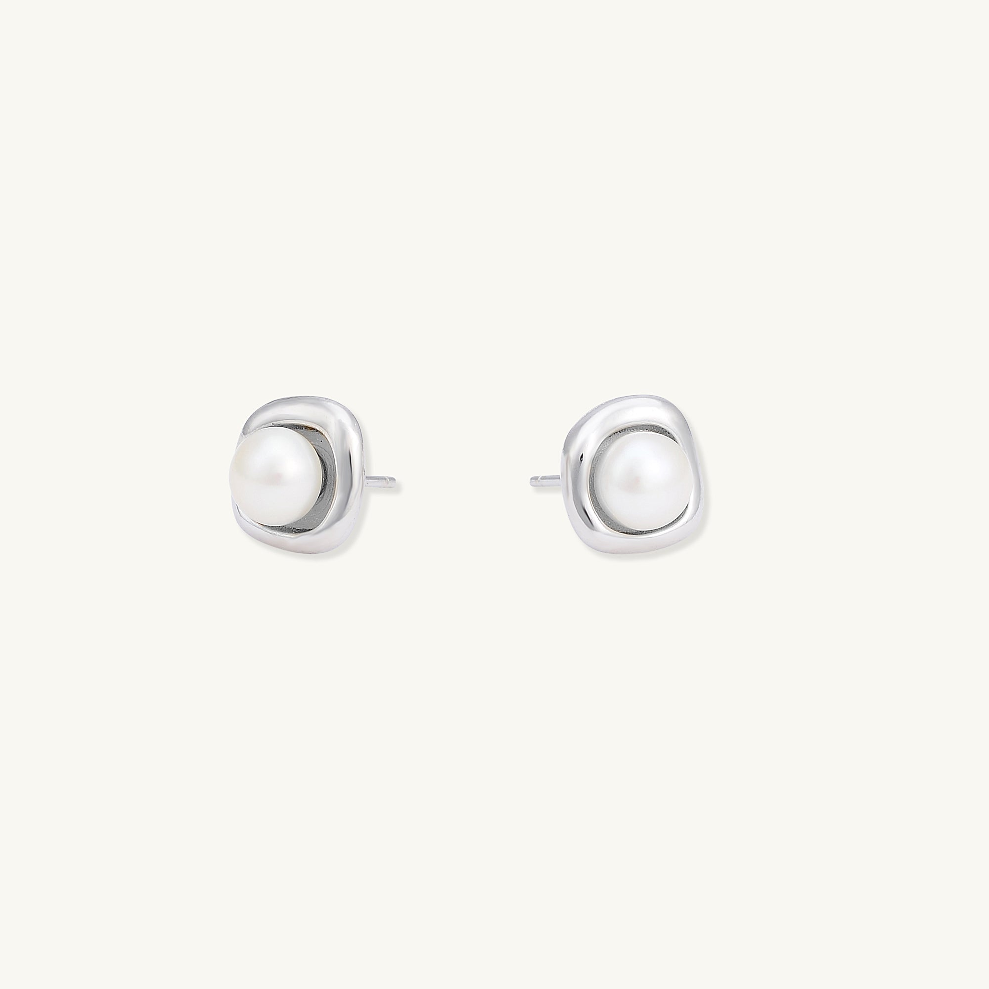 Pearl Halo Stud Earrings - Camile & Stone