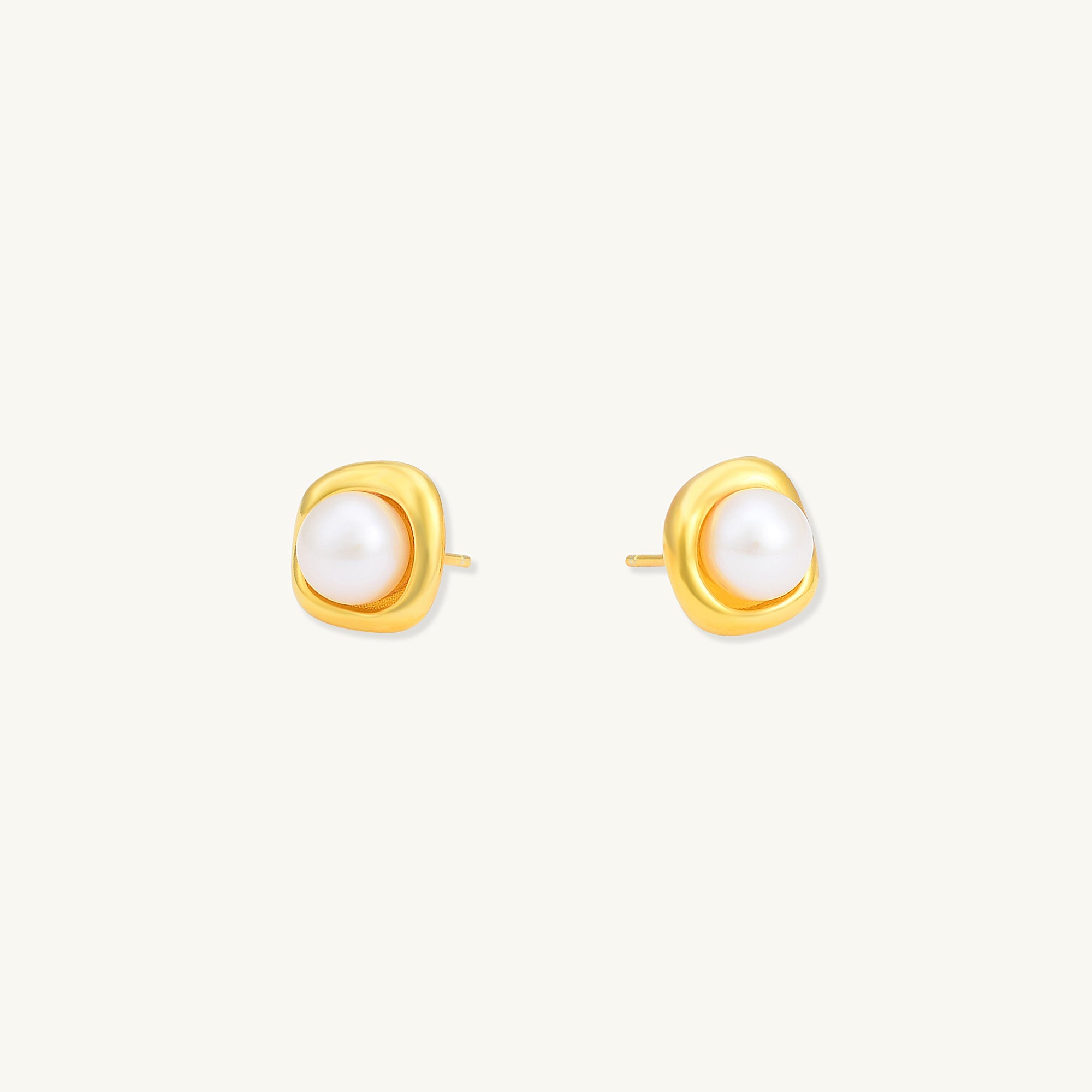 Pearl Halo Stud Earrings - Camile & Stone