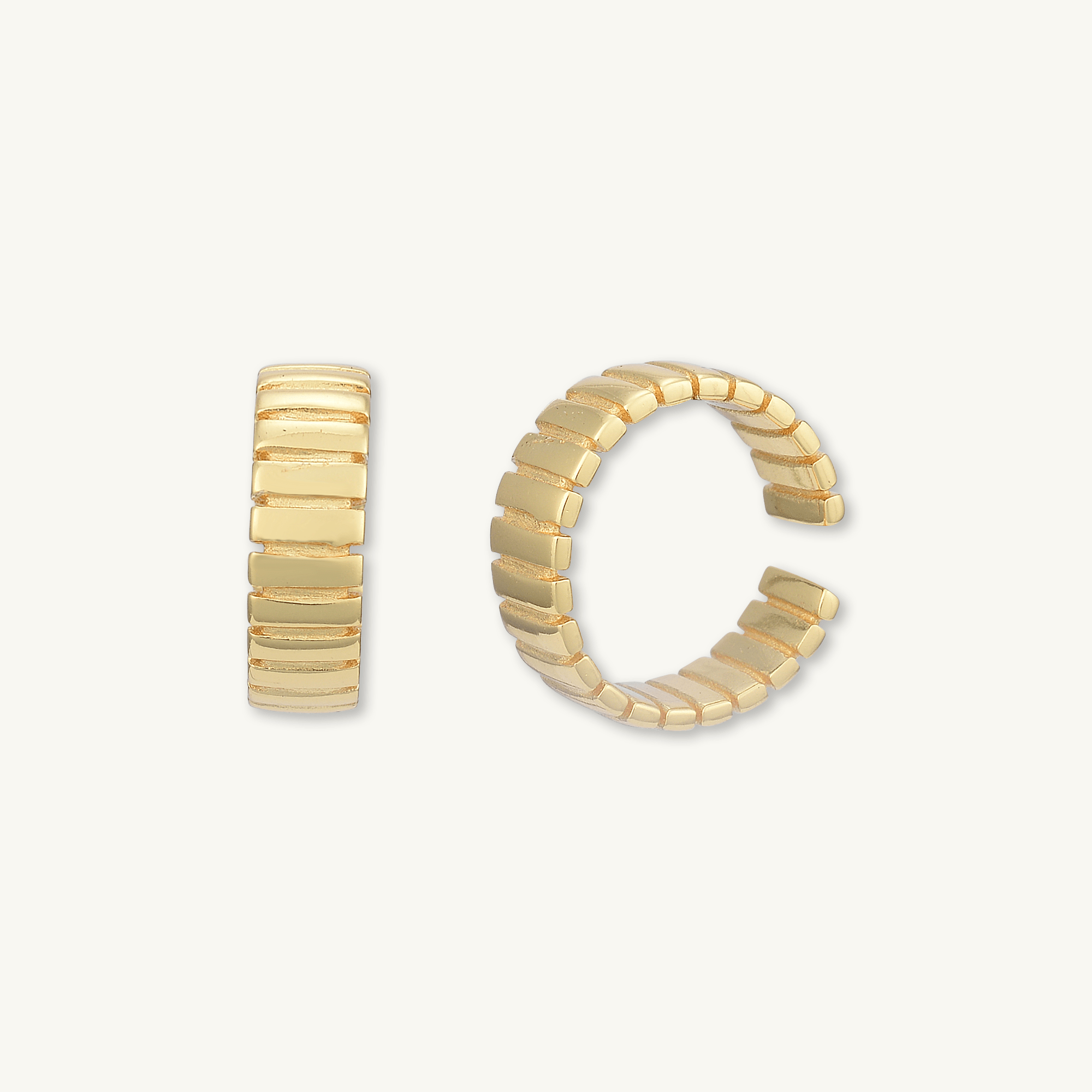 Ridges Ear Cuff Earrings - Camile & Stone