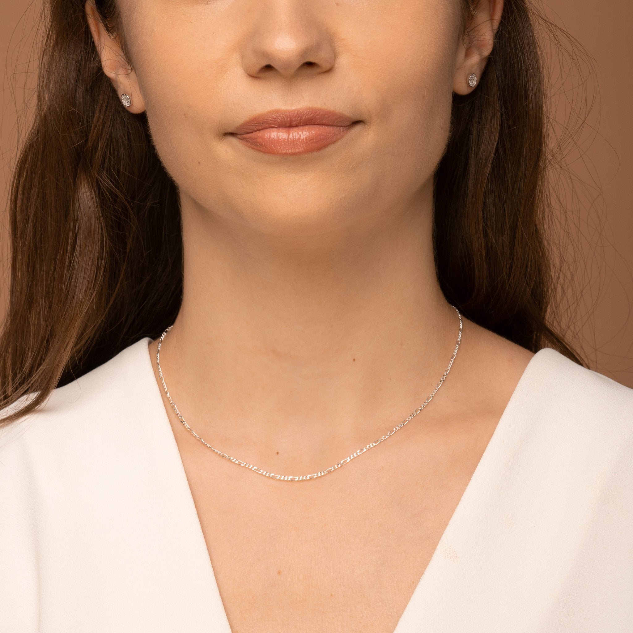 Slim Figaro Chain Necklace - Camile & Stone