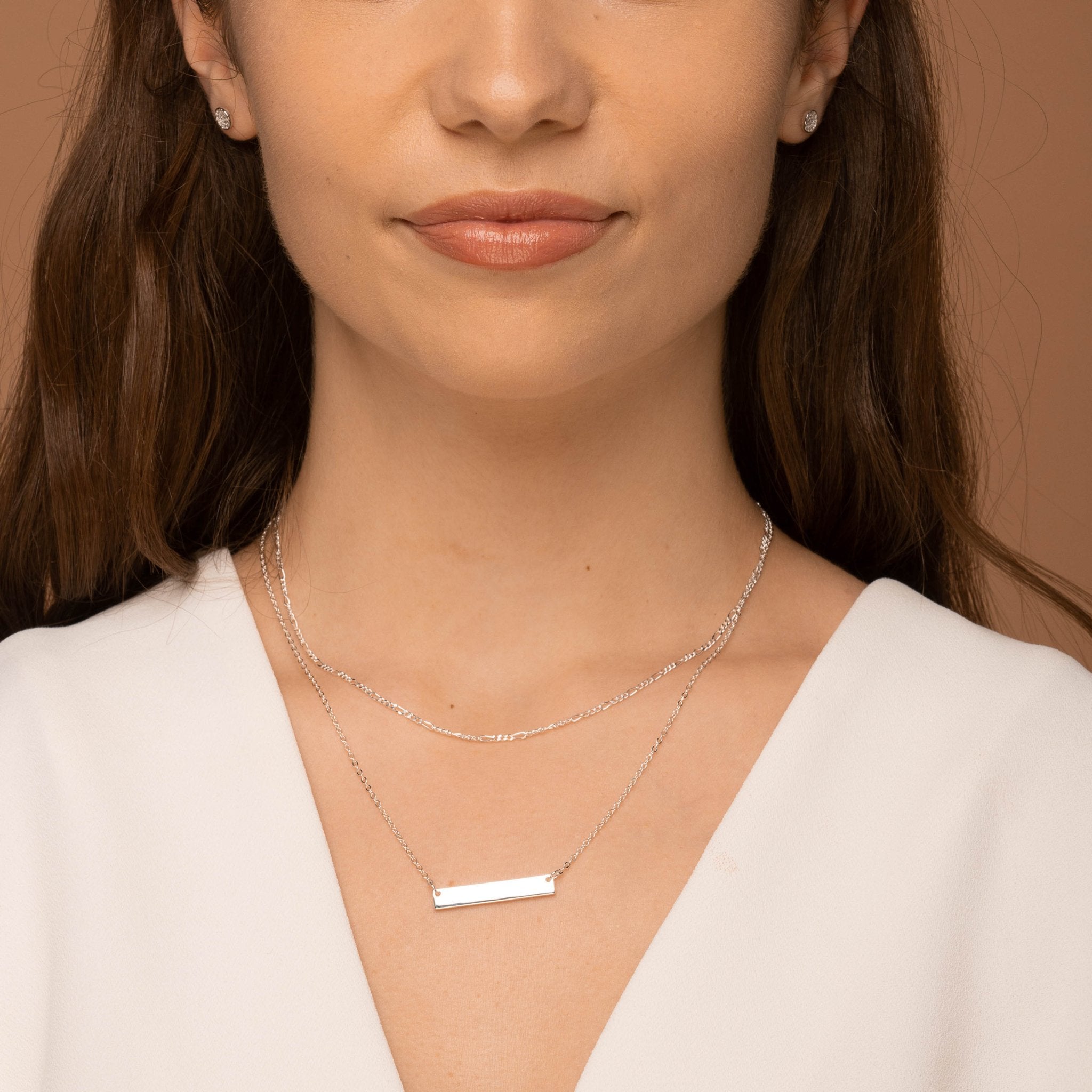 Slim Figaro Chain Necklace - Camile & Stone