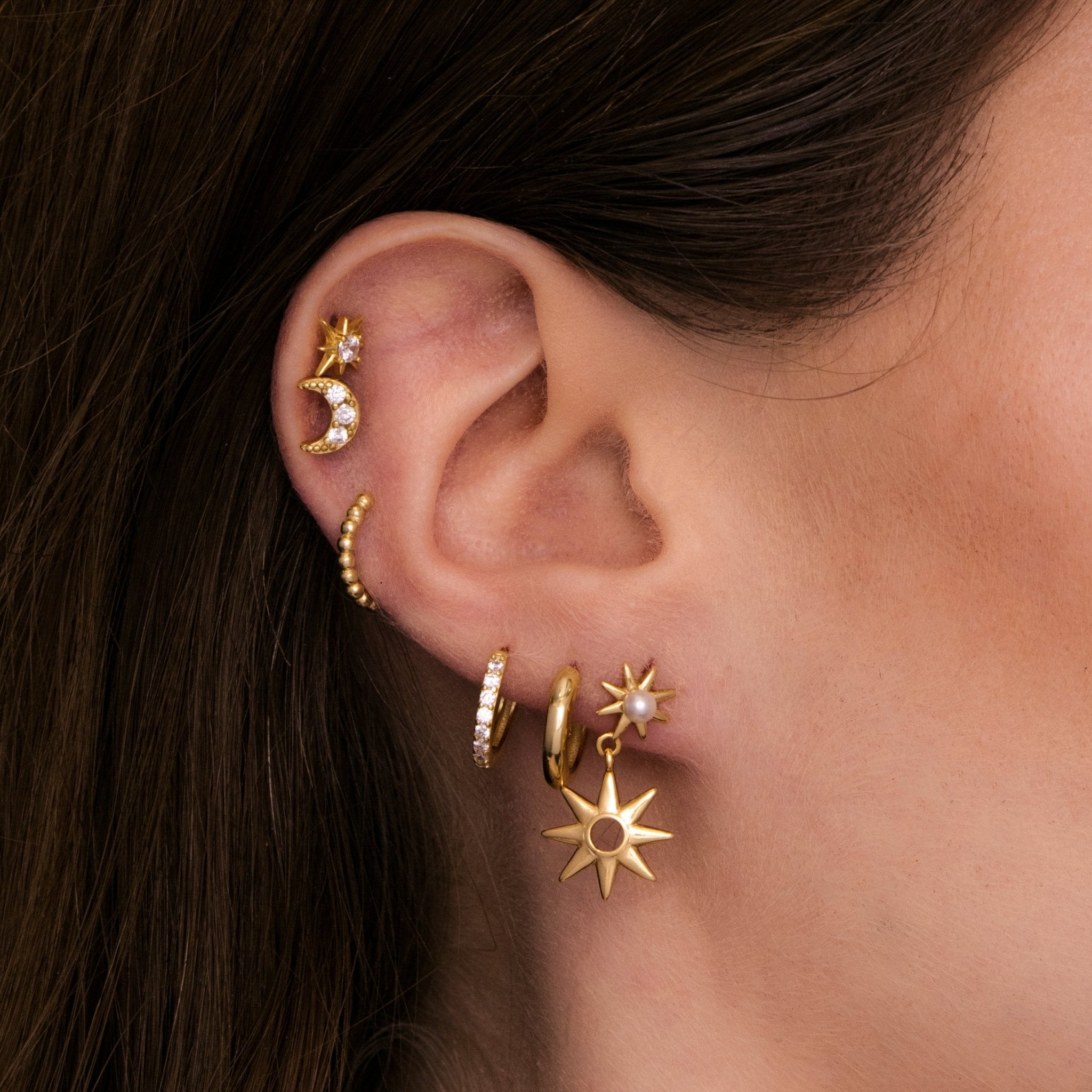 Starlight Holo Pearl Earrings - Camile & Stone