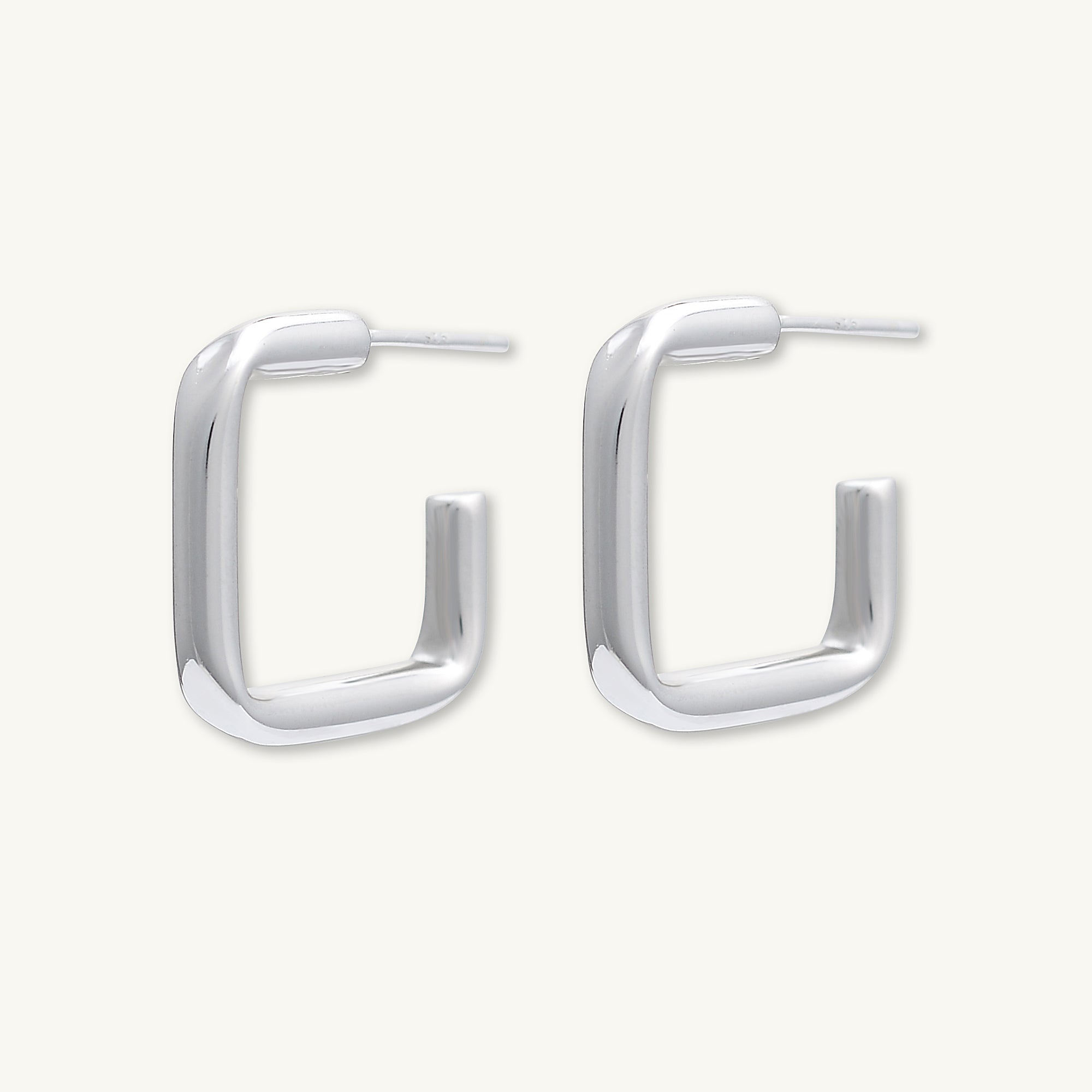 Statement C Tube Earrings - Camile & Stone