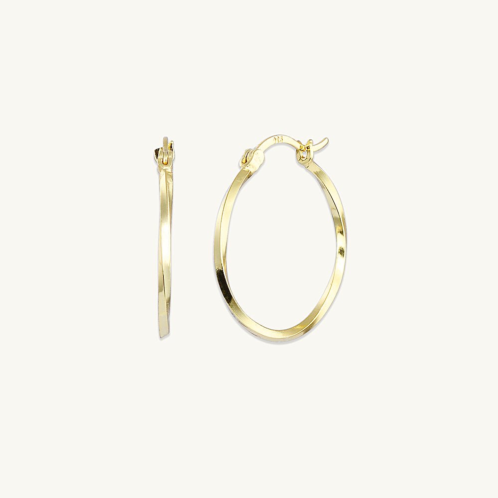 Swirl Hoop Earrings - Camile & Stone