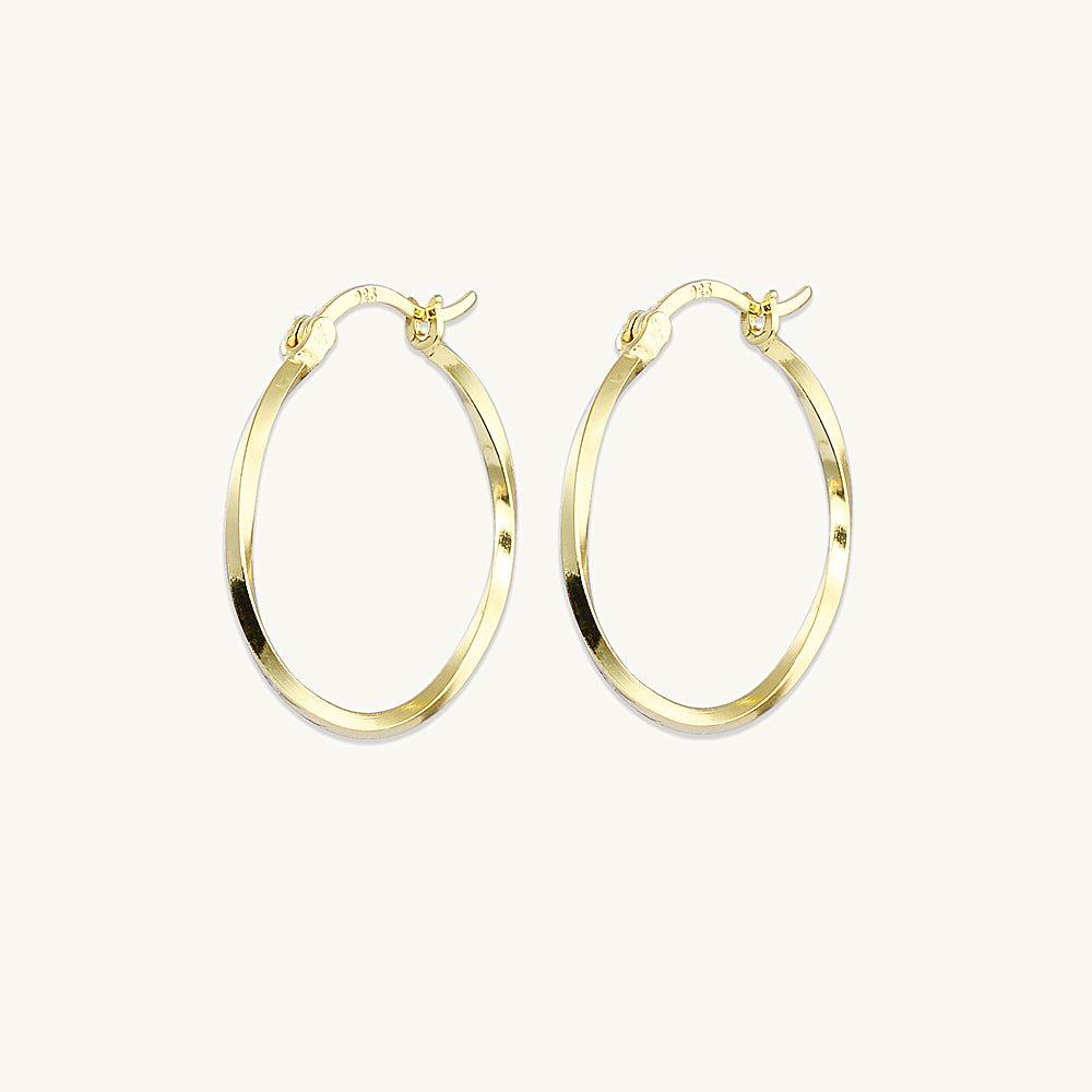Swirl Hoop Earrings - Camile & Stone