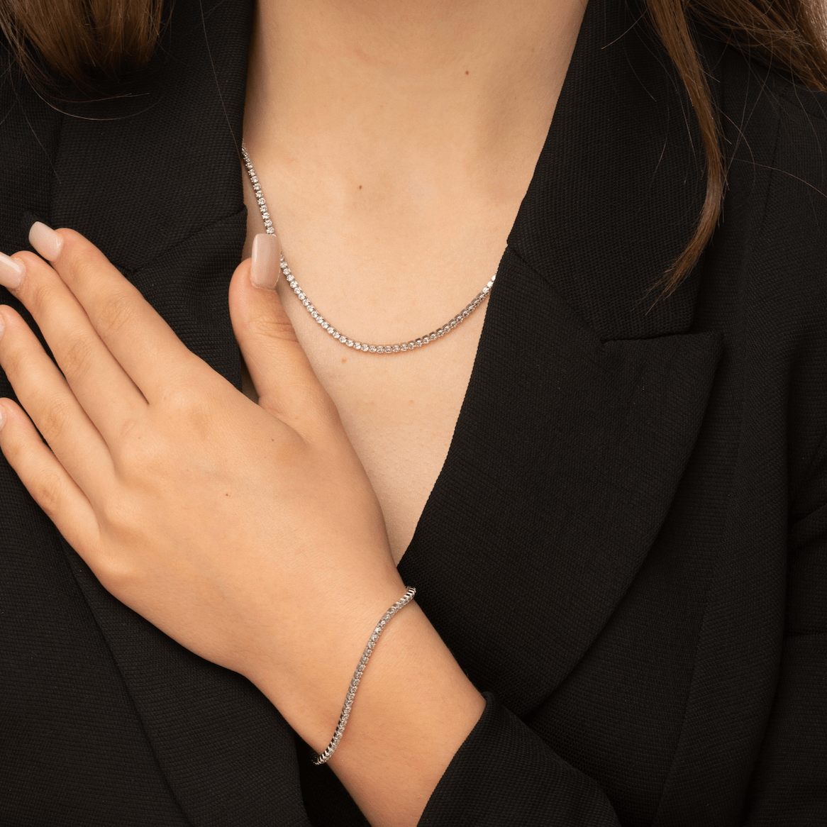 Tennis Necklace - Camile & Stone