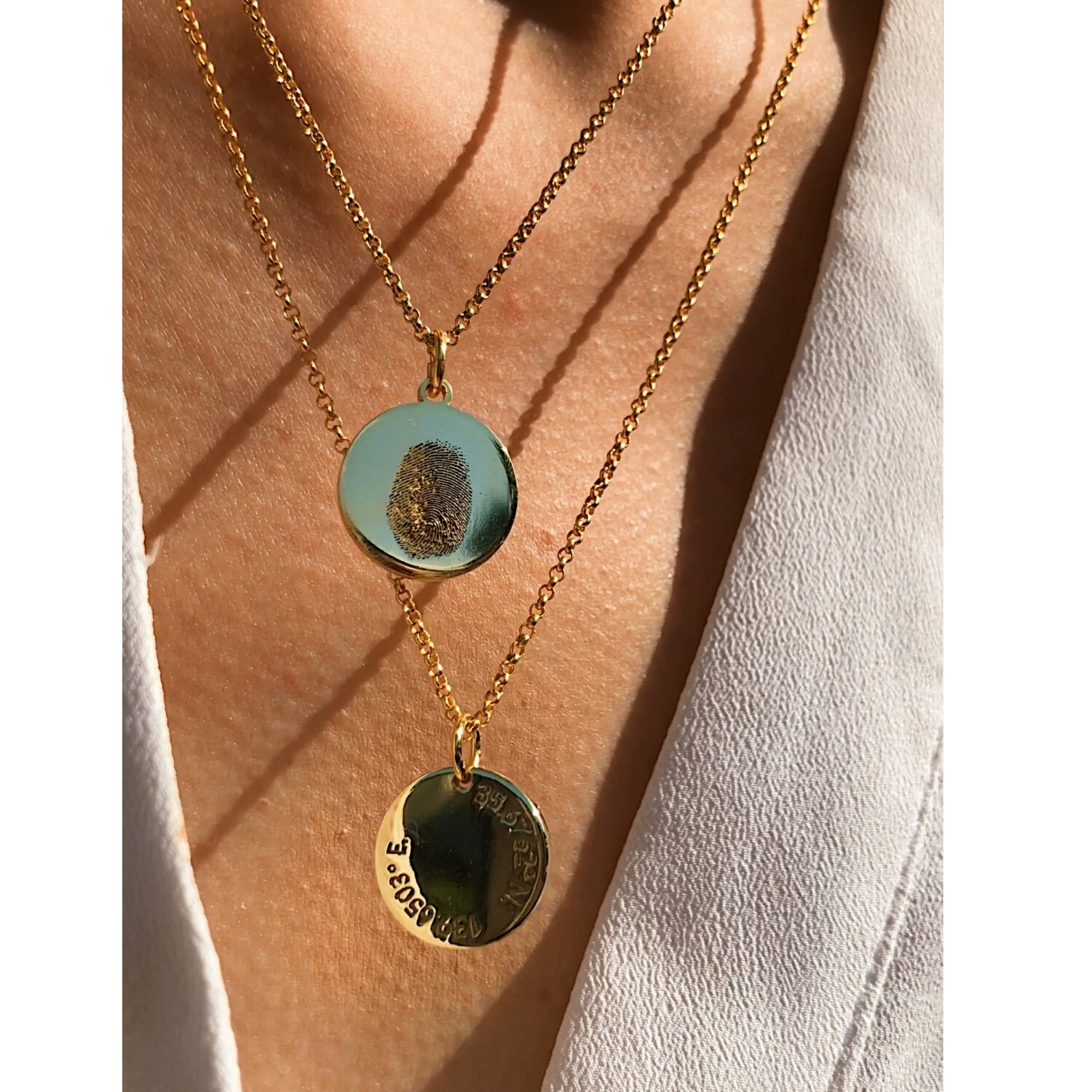 The Original Fingerprint Necklace - Camile & Stone