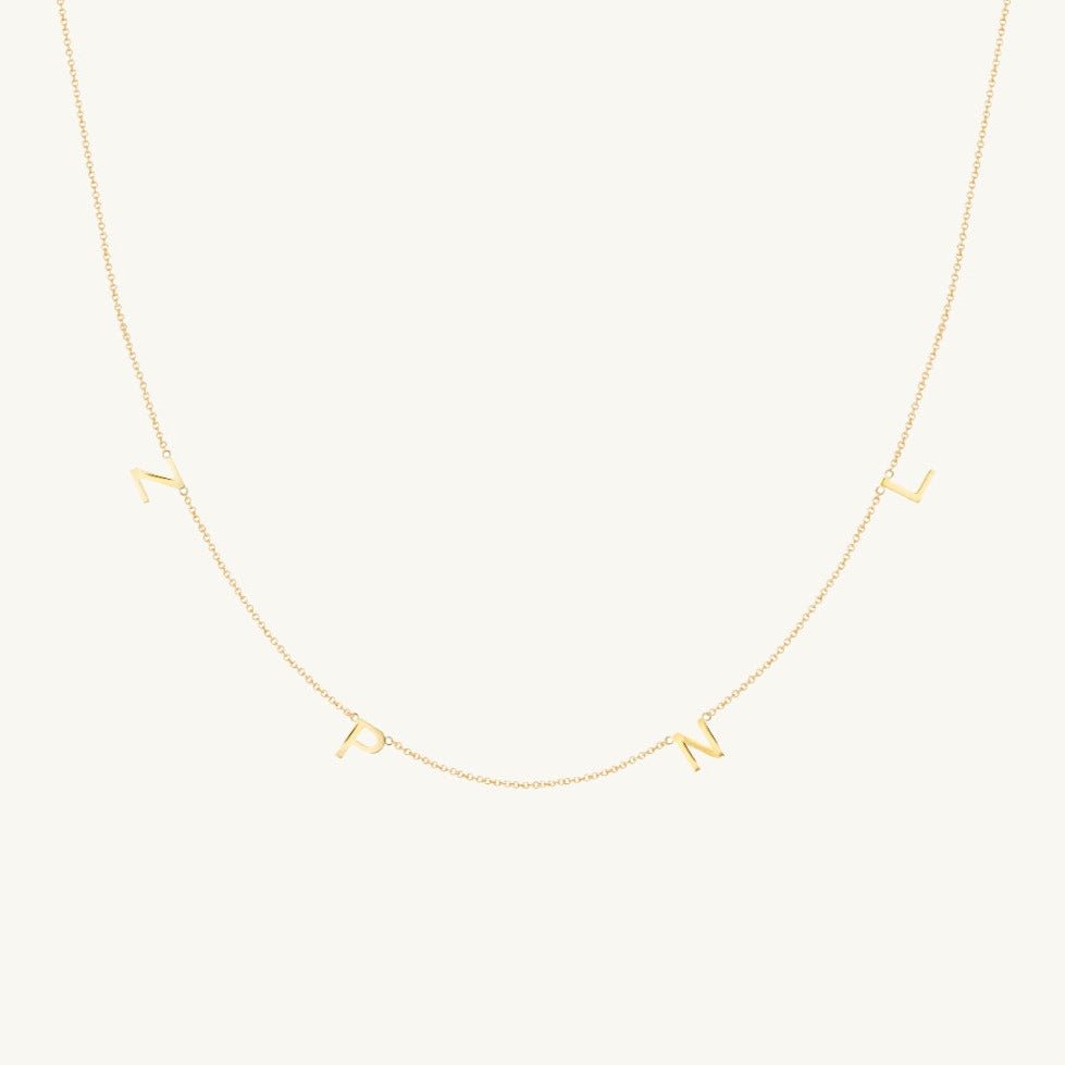 The Original Initial Letter Necklace - Camile & Stone
