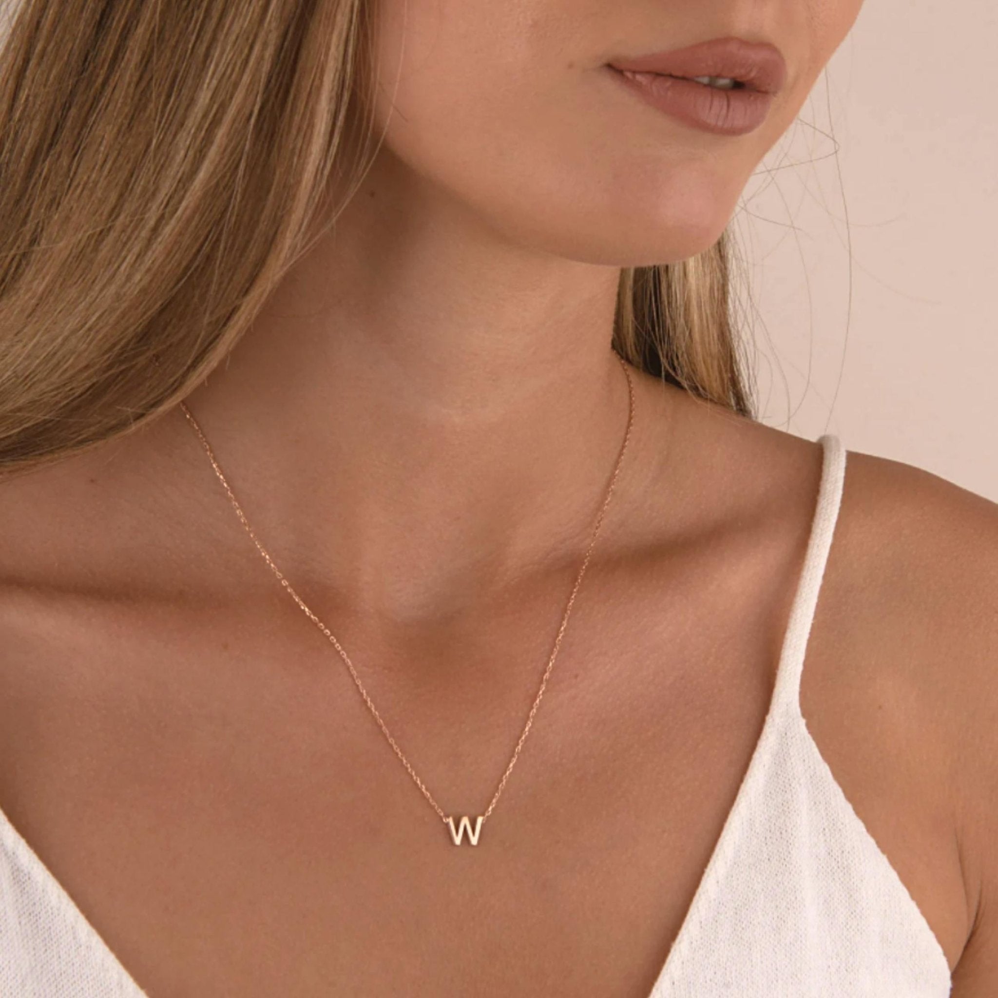 The Original Single Initial Letter Necklace - Camile & Stone