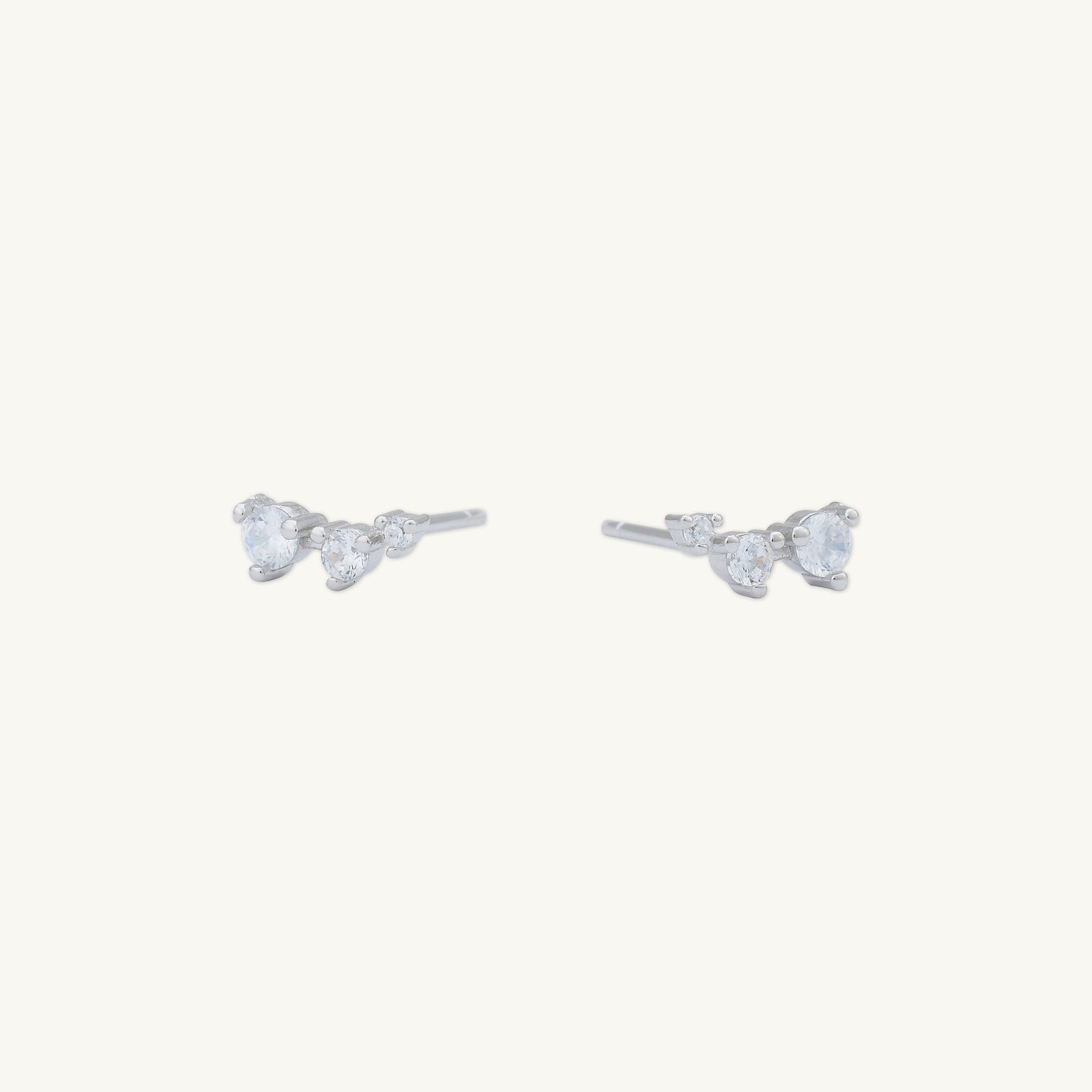 Trio Sapphire Stud Earrings - Camile & Stone