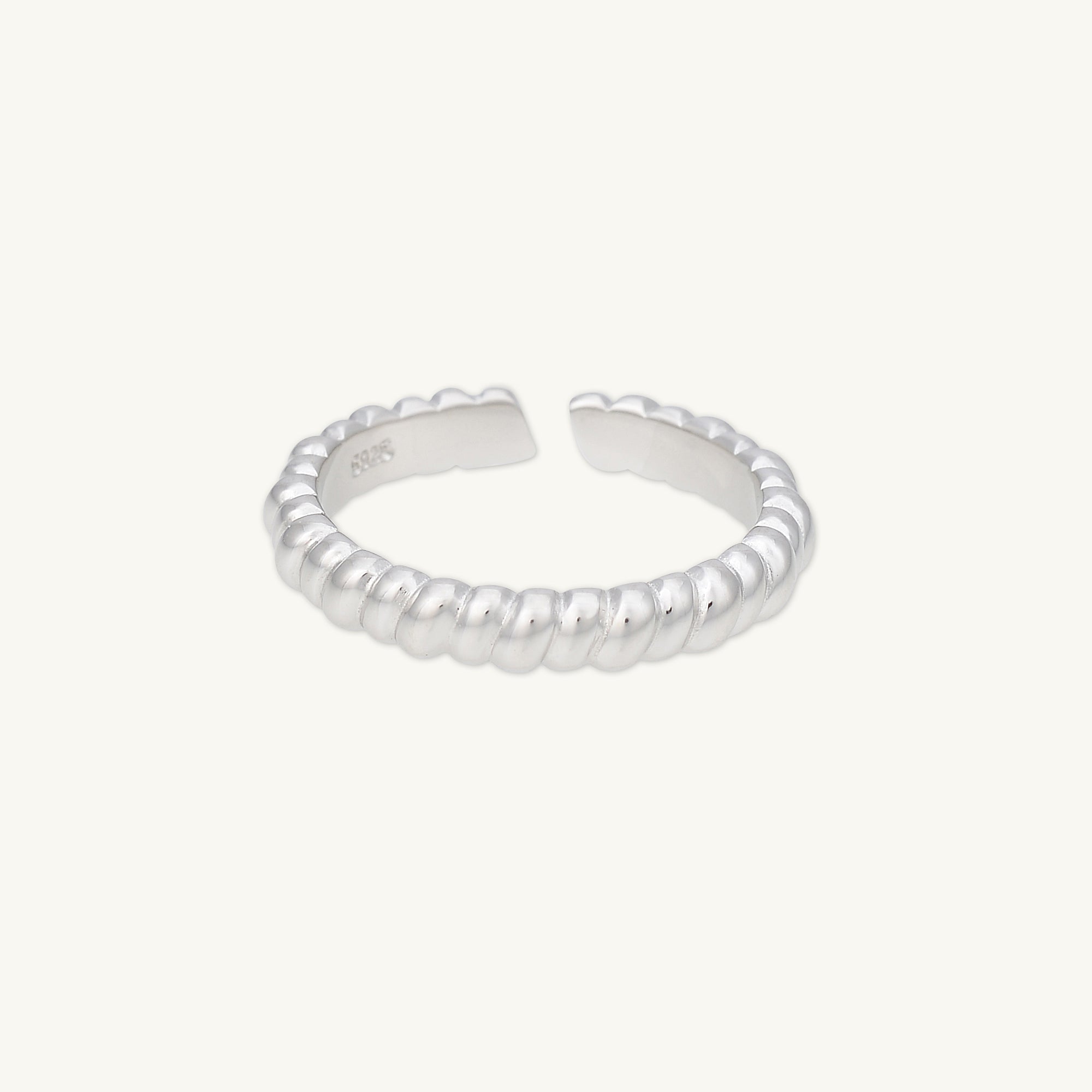 Twisted Rope Open Stacker Ring - Camile & Stone