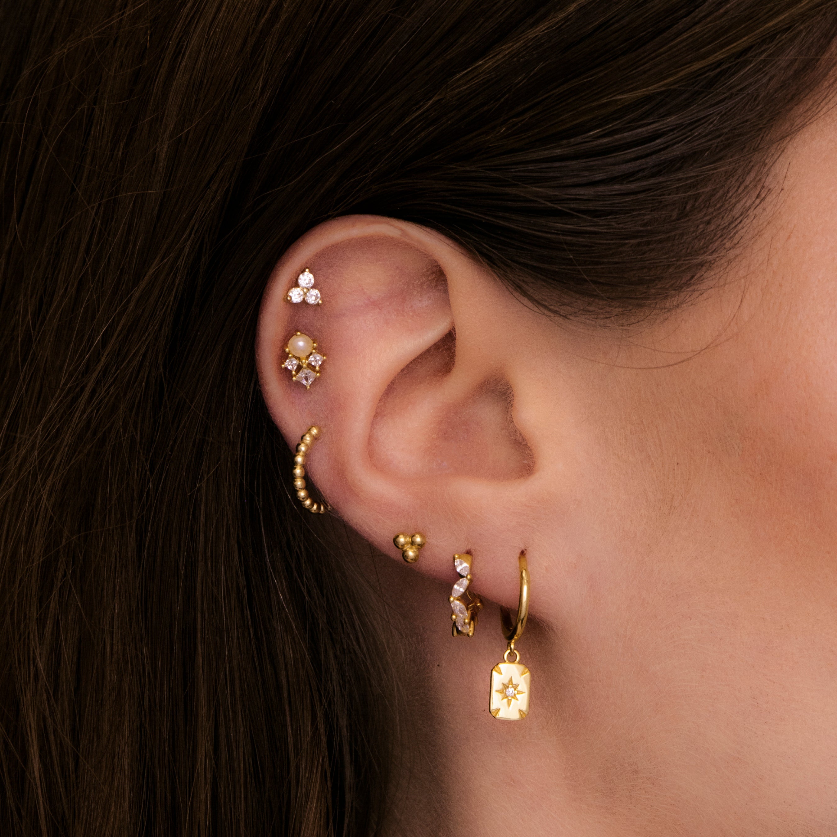 Barbell Earrings - Camile & Stone