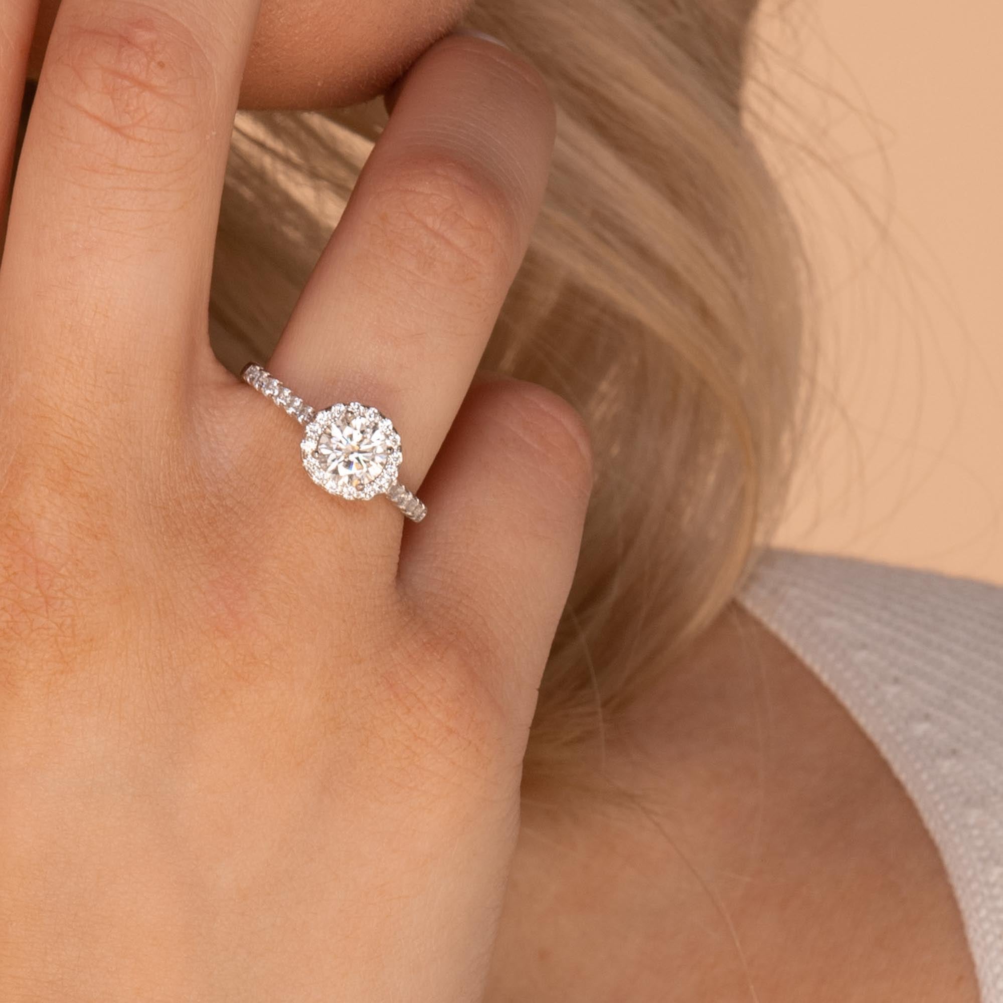 1 ct The Victoria Moissanite Diamond Engagement Ring - Camile & Stone
