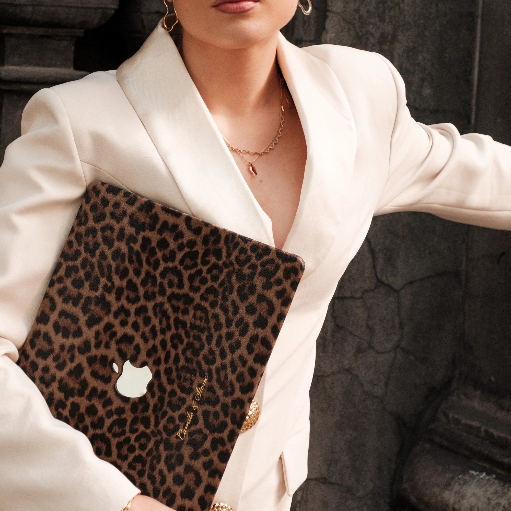 Leopard Macbook Laptop Cover Case