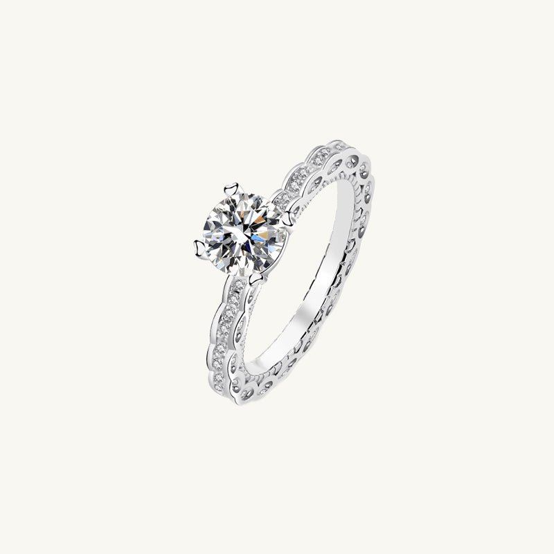 1ct The Rachel Moissanite Diamond Engagement Ring - Camile & Stone
