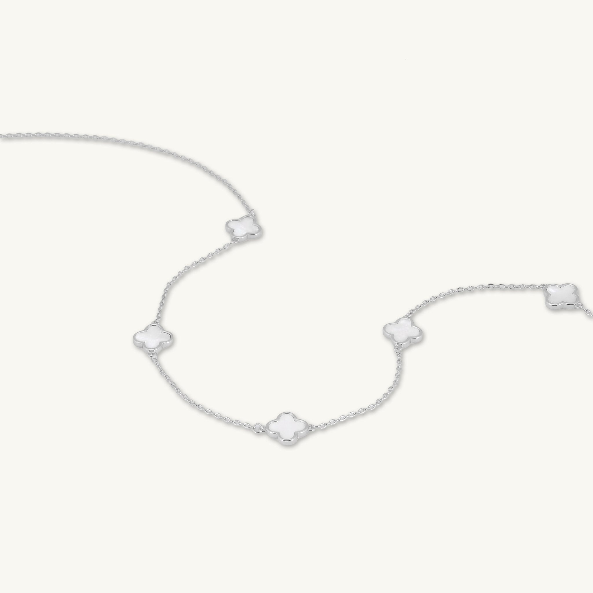 5 Clover Station MOP Necklace - Camile & Stone