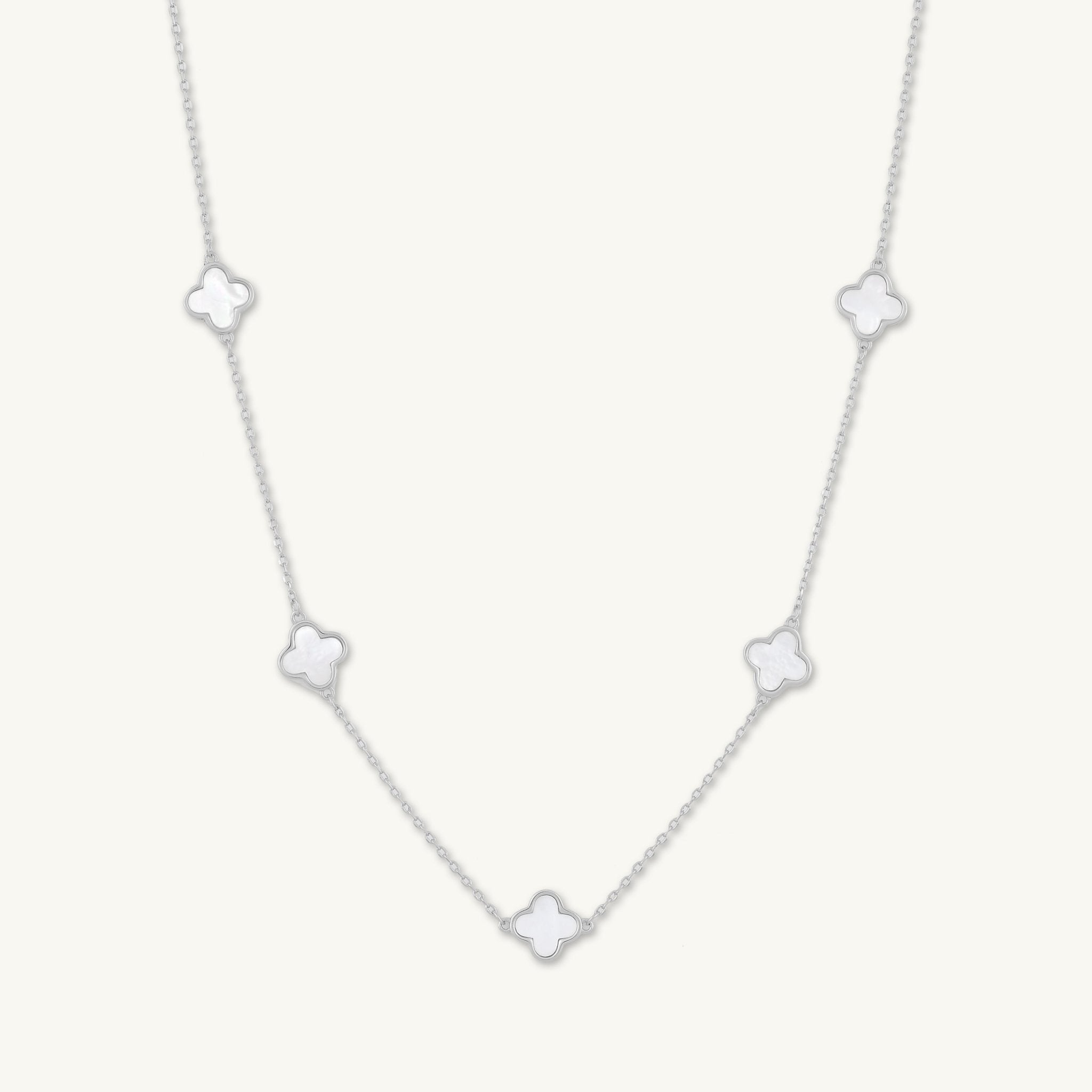 5 Clover Station MOP Necklace - Camile & Stone