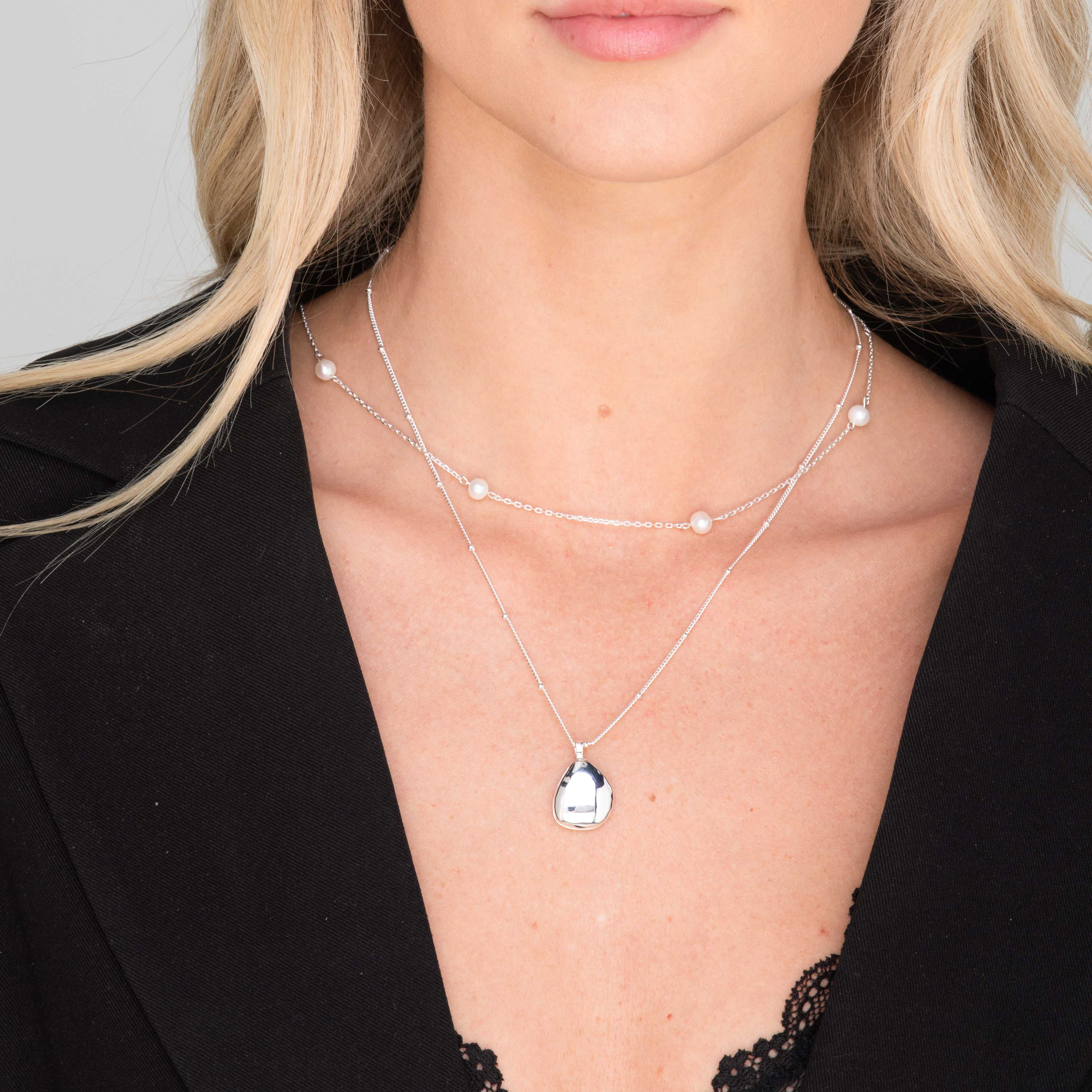 Freshwater Pearl Station Necklace