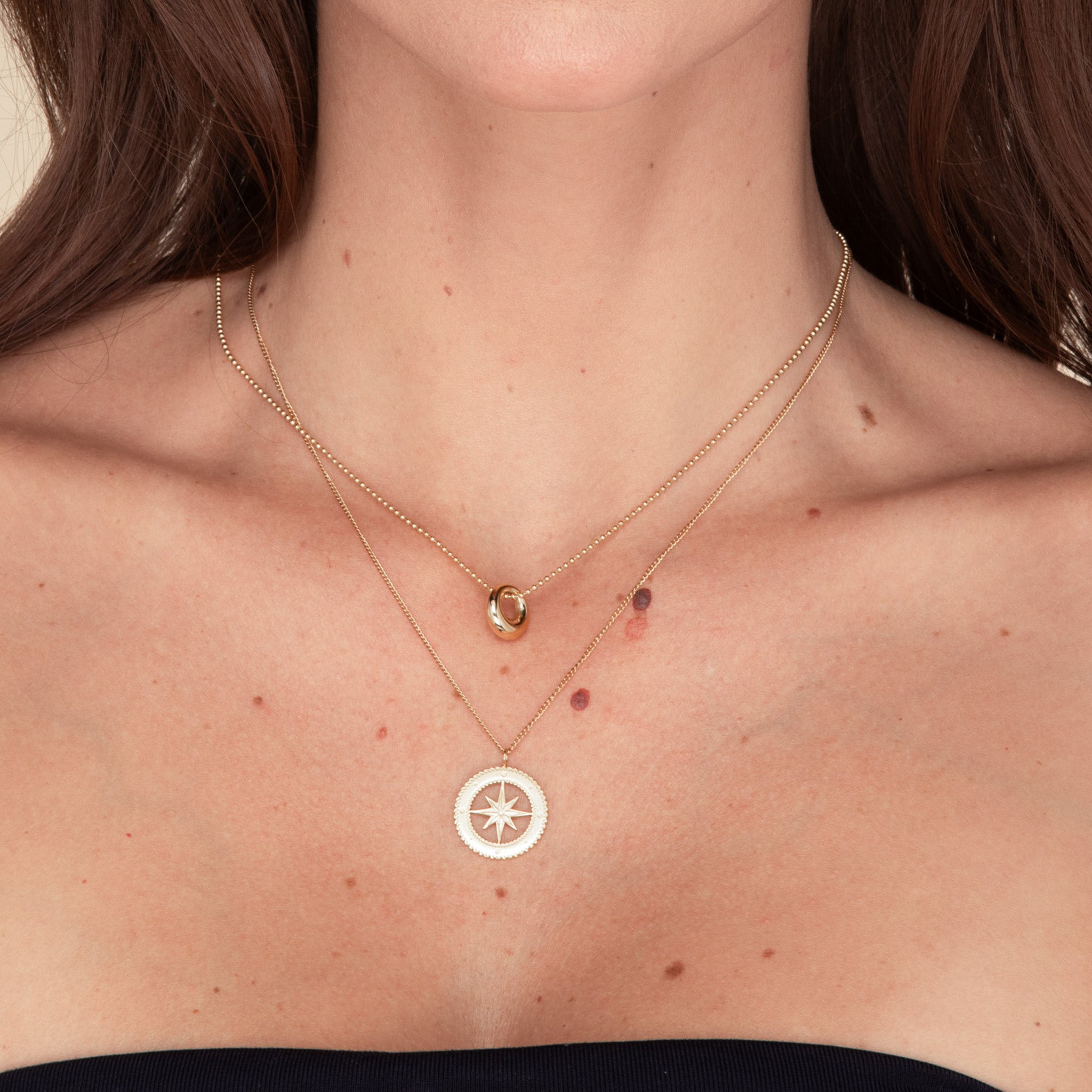 North Star Compass Necklace