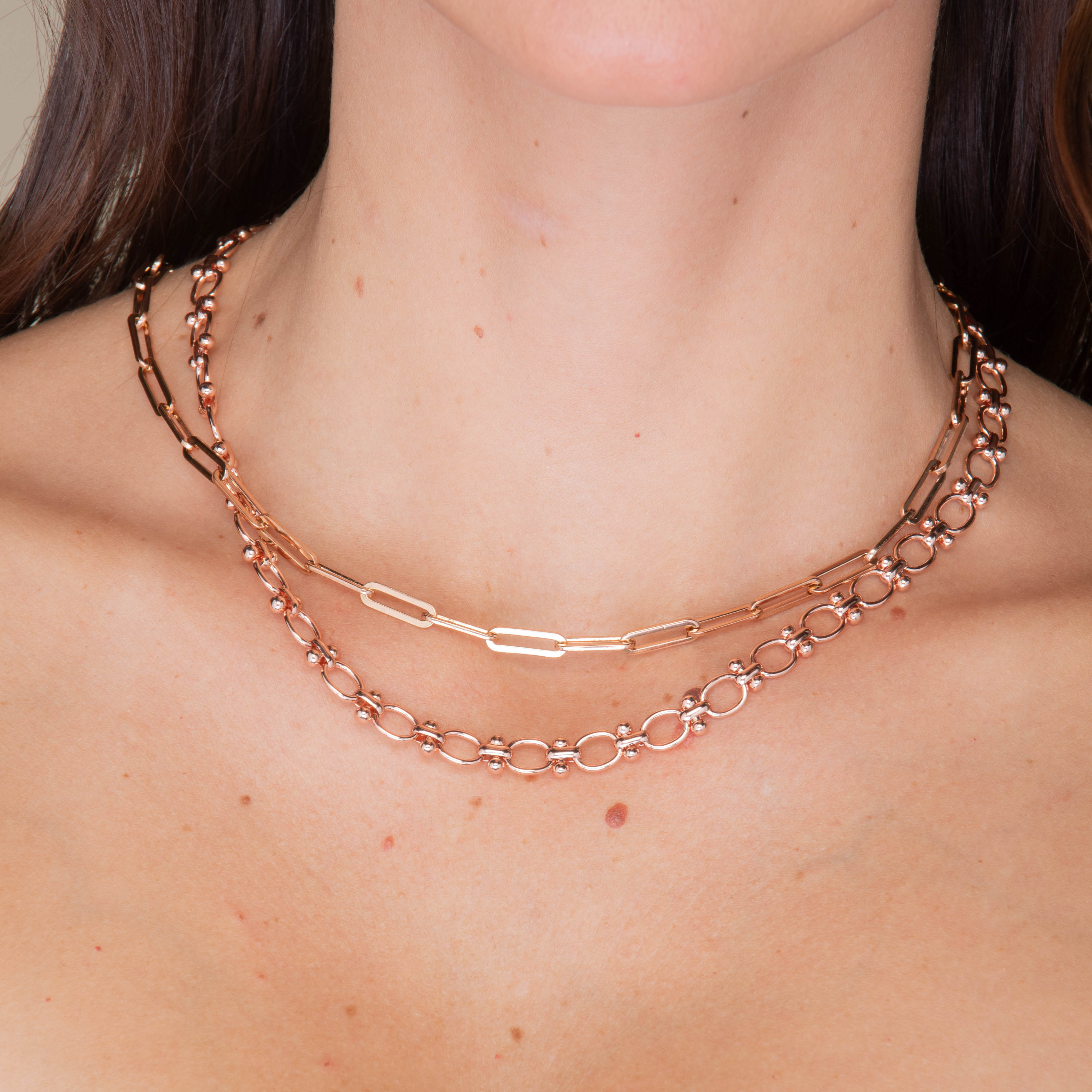 Statement Paperclip Link Chain Necklace