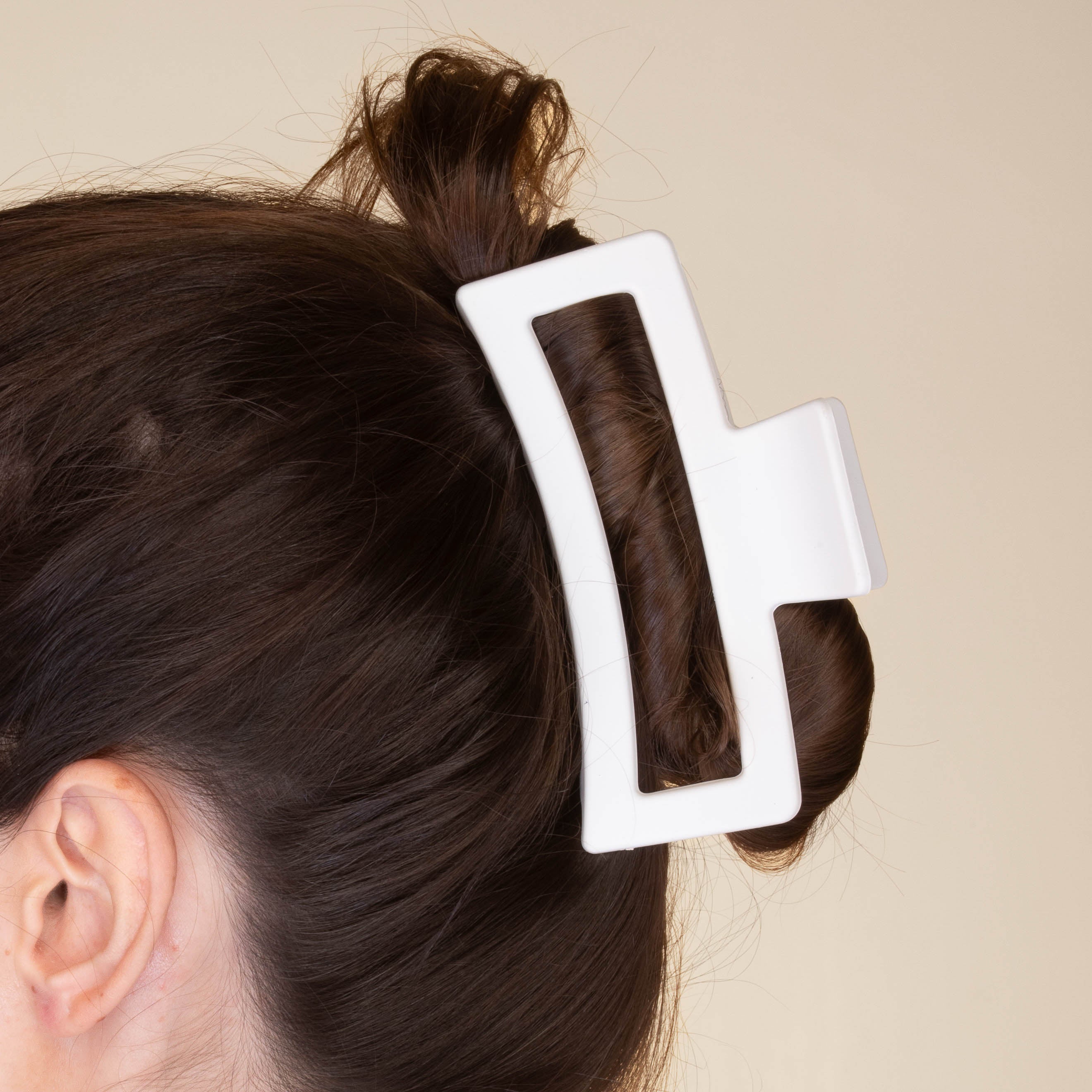 Large Rectangle Hair Claw Clip